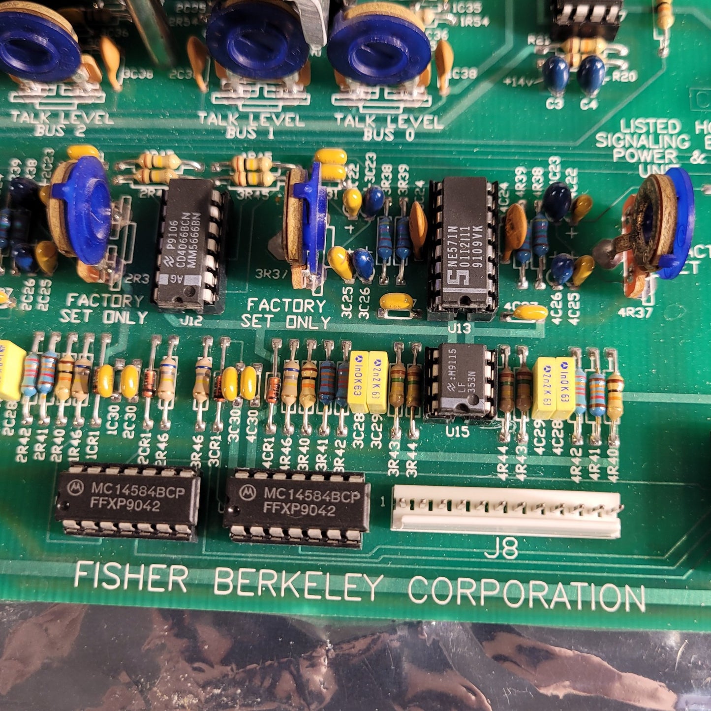 Fisher Berkeley HPC-CL-SI/O Circuit Board B09056-01 Control Computer Intercom
