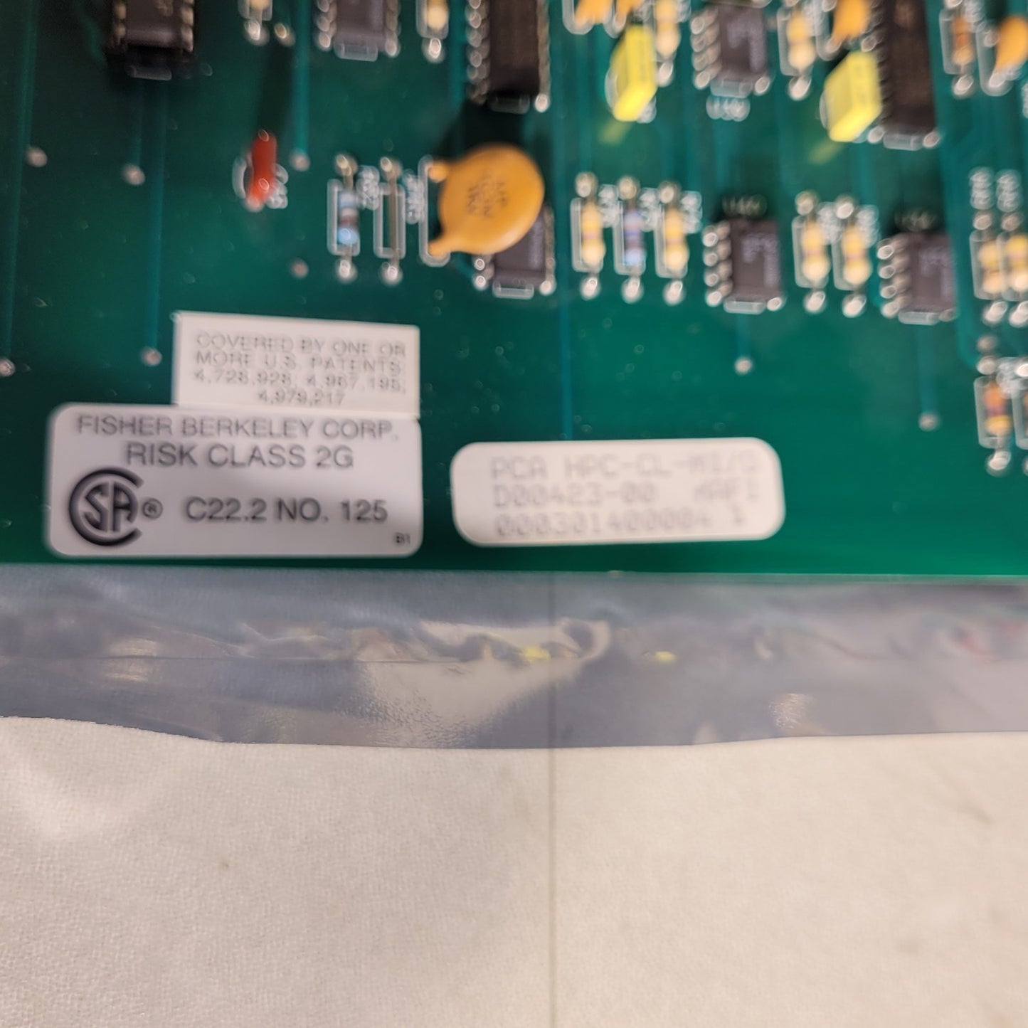 Fisher Berkeley MMC Master I/O PCA HPC-CL- MI/O Circuit Board PCB Control