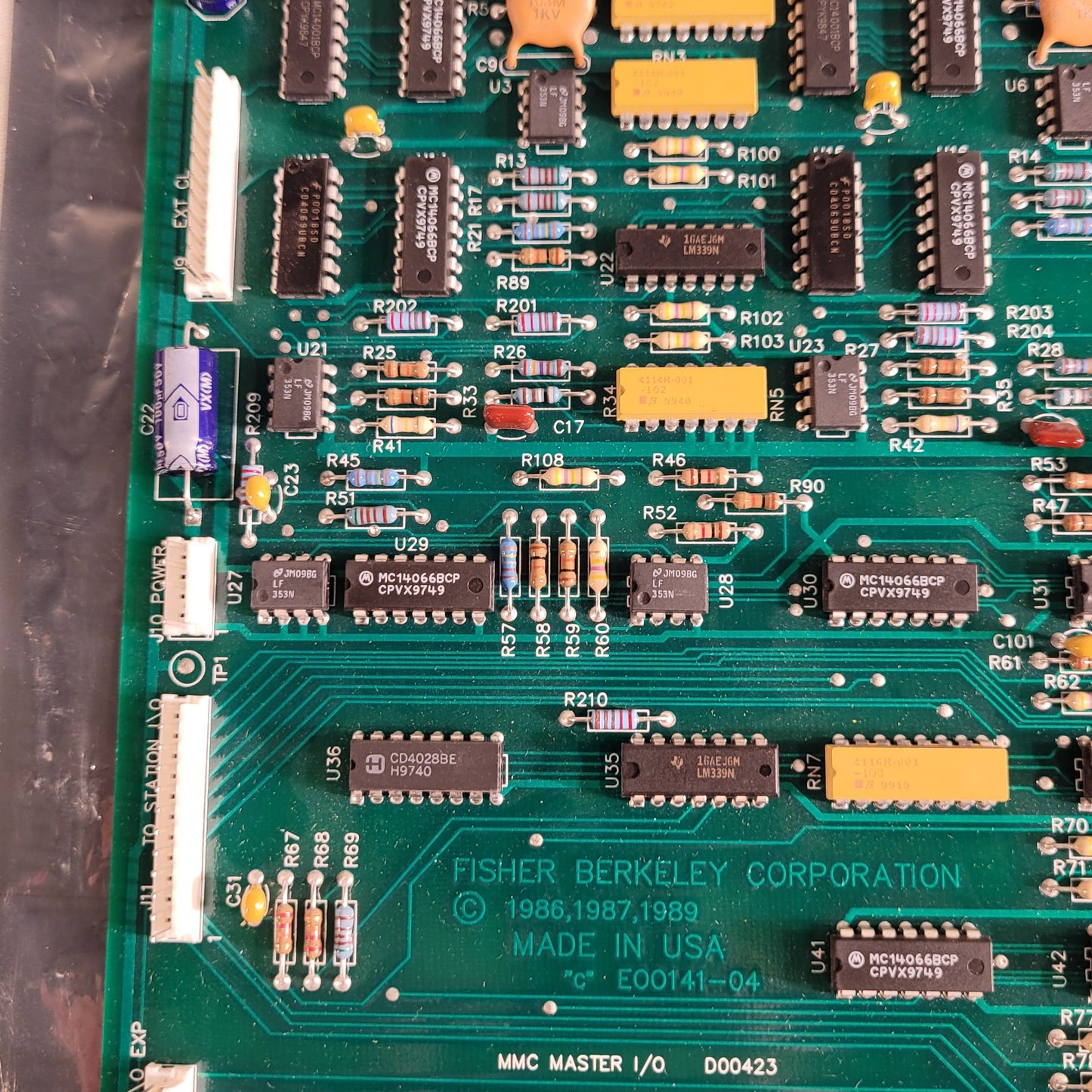 Fisher Berkeley MMC Master I/O PCA HPC-CL- MI/O Circuit Board PCB Control