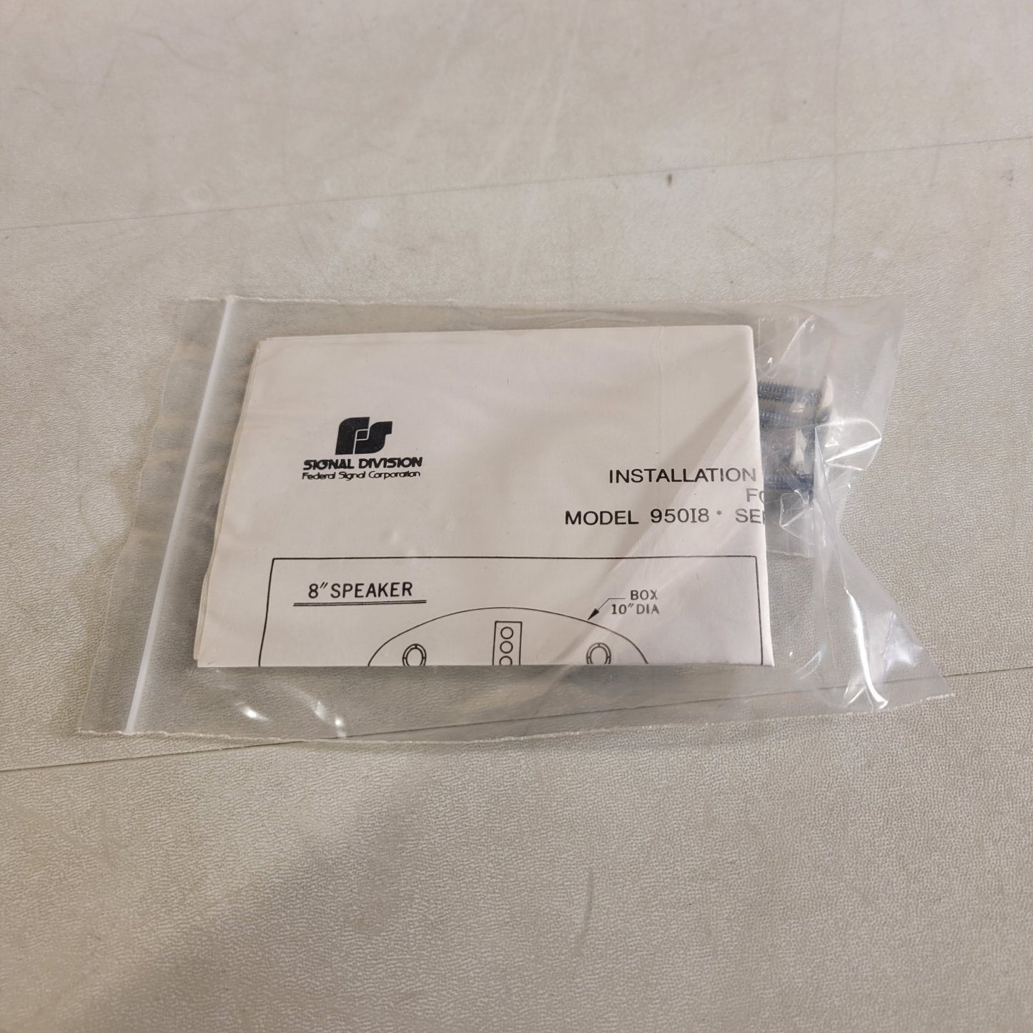 Federal Signal K1 950I8*25W Loudspeaker 8" Ceiling Speaker 13" Mount White