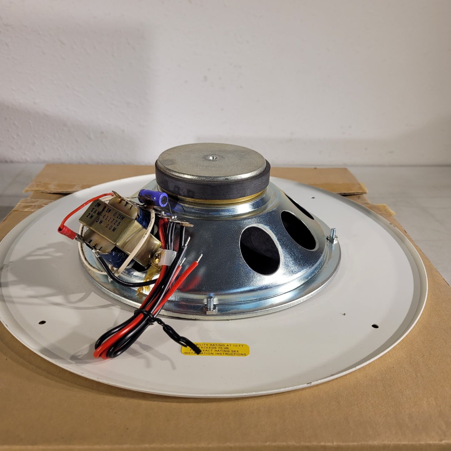 Federal Signal K1 950I8*25W Loudspeaker 8" Ceiling Speaker 13" Mount White