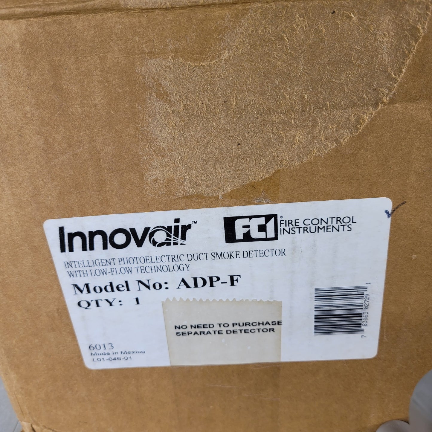 FCI ADP-F Innovair Intelligent Duct Smoke Detector w/ Extended Range Gamewell