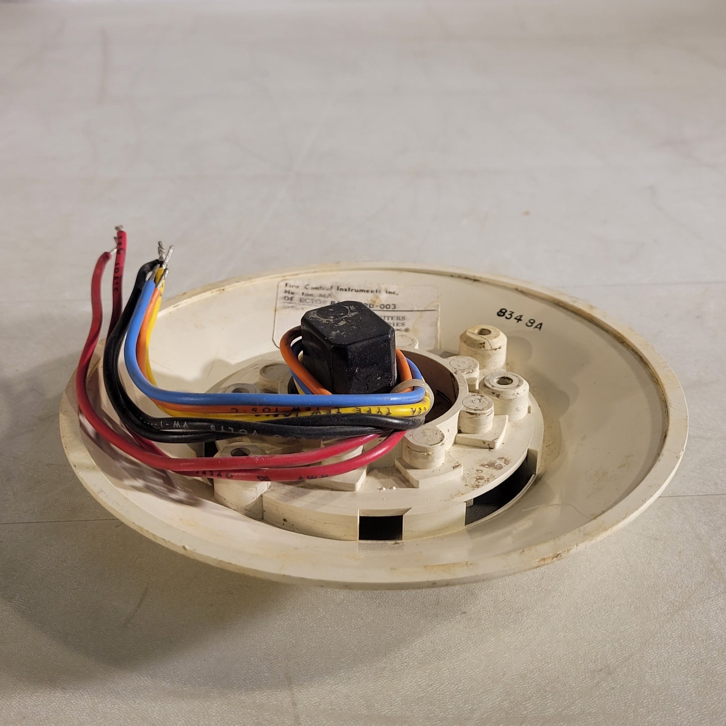 FCI CPD-003 Detector Base Automatic Fire Detector Base Underwriters Labratories