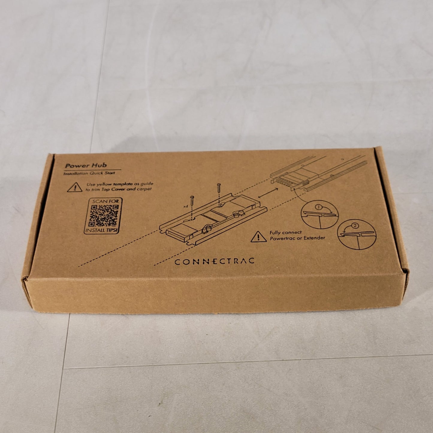 Connectrac CT.B.PH.4c.1 Raceway Power Hub Device Connection Point and Coupler