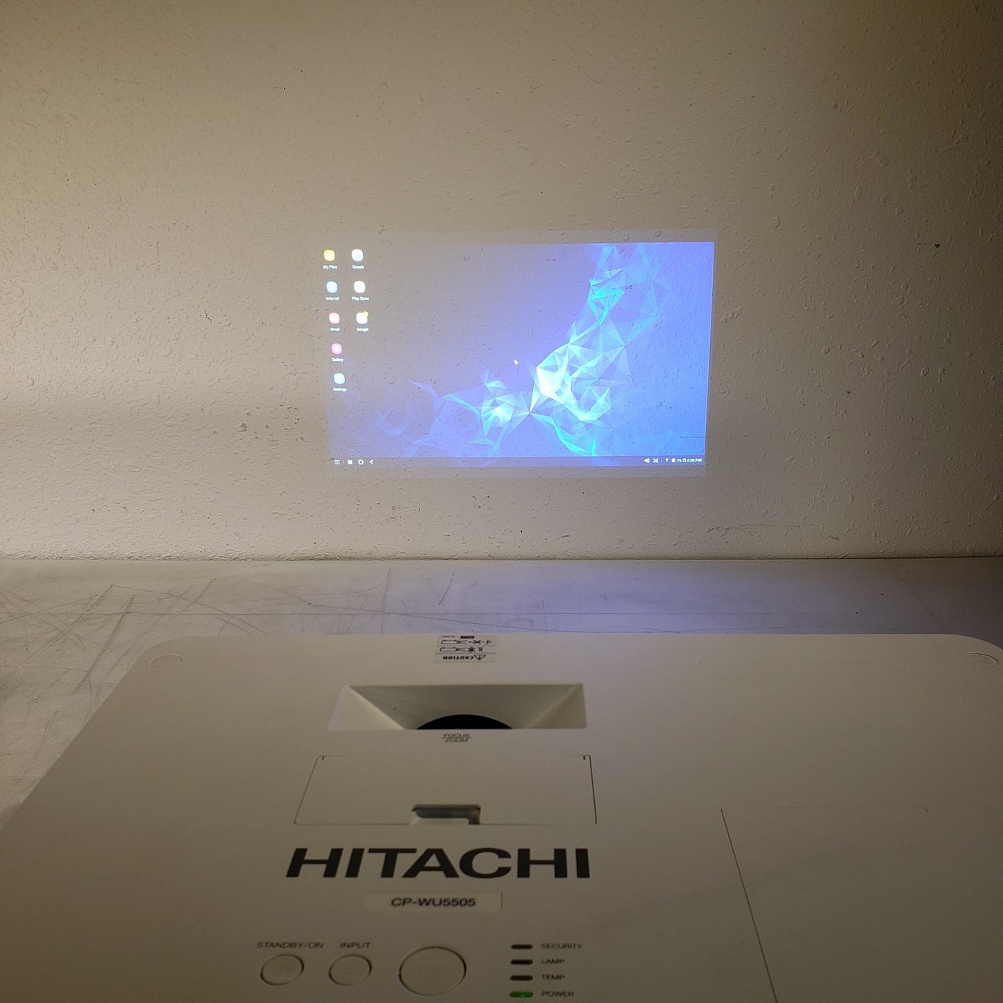 Hitachi CP-WU5505 1920 x 1200 Resolution Projector CP-WU5505GF 1300 Lamp Hours