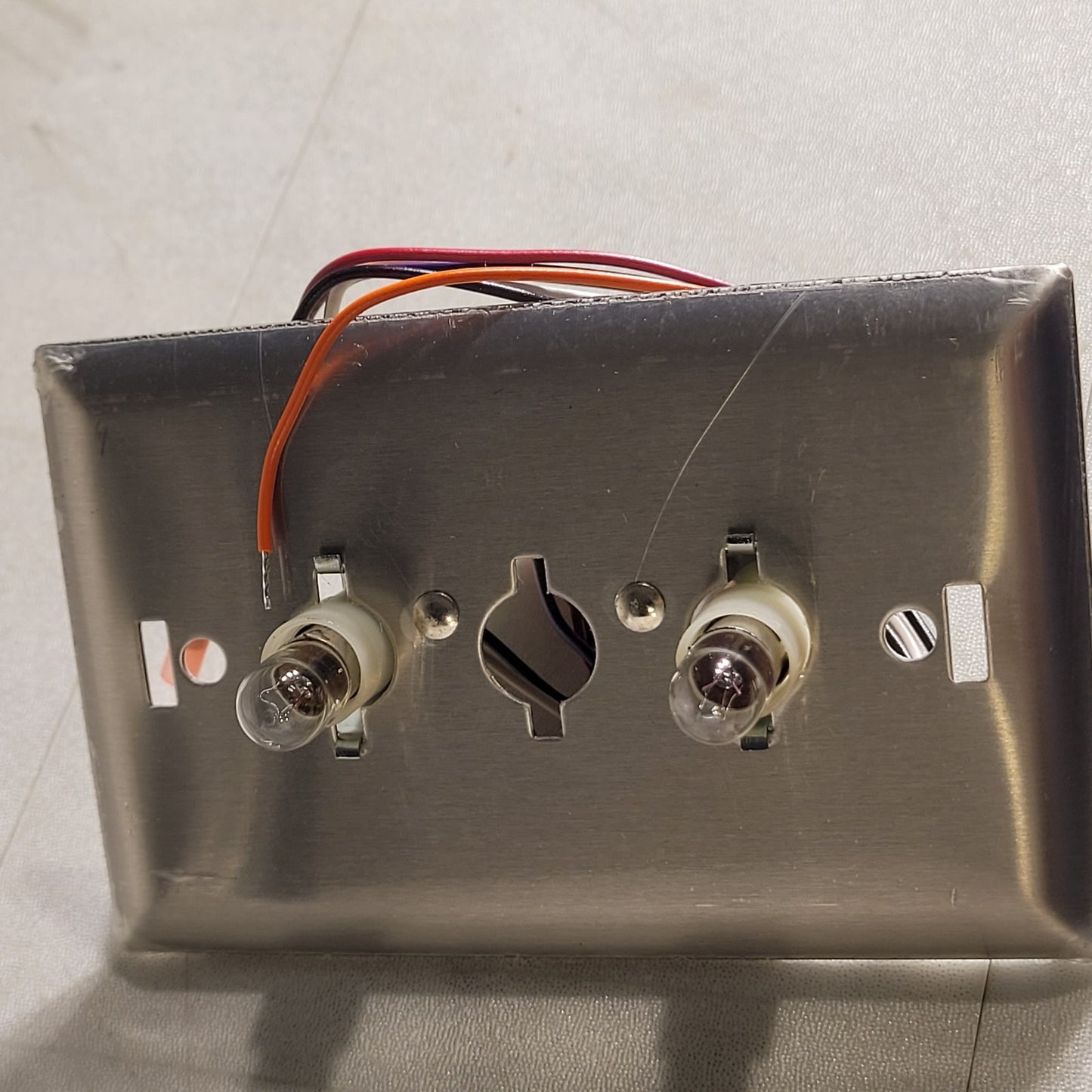 Fisher Berkeley HZO-20 Call Light B02766-21 Rev F Stainless Steel Plate HZ0-20
