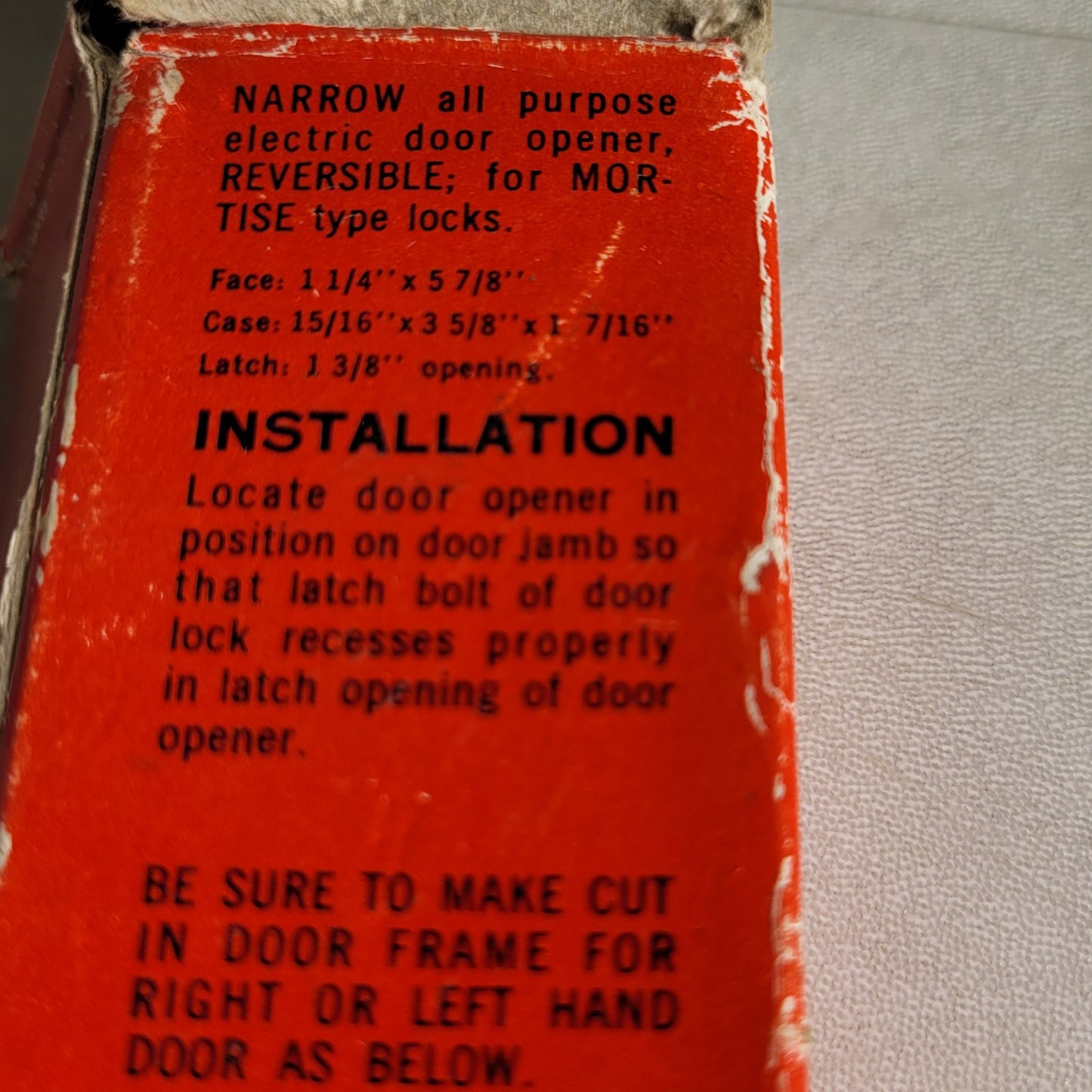 Narrow 001 Electric Door Lock Latch Opener Mechanism Commercial