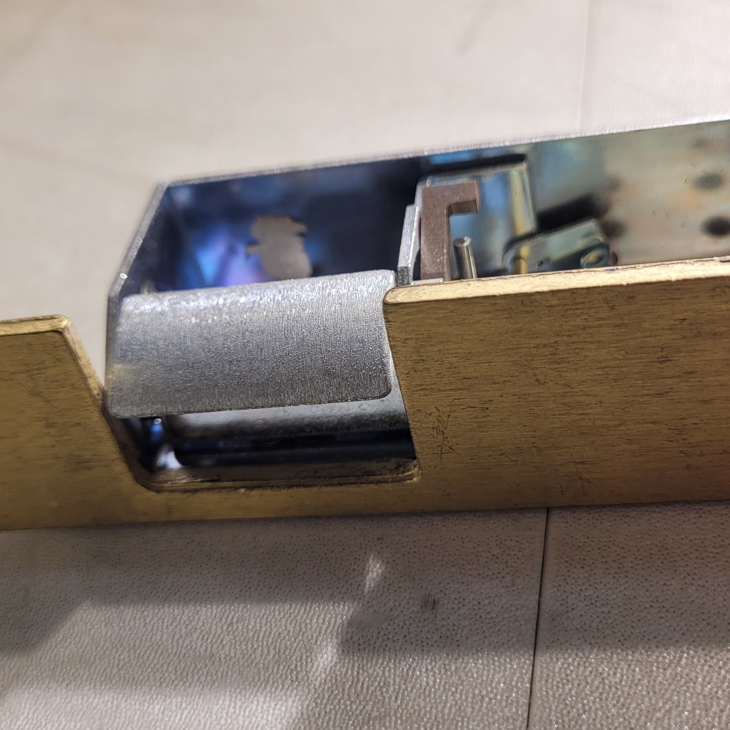 Narrow 001 Electric Door Lock Latch Opener Mechanism For Parts Without Solenoid