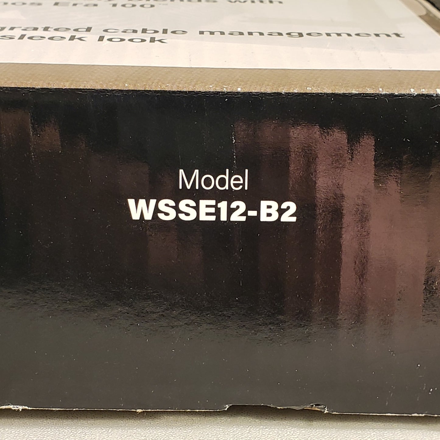 Sanus WSSE12-B2 Wireless Speaker Stands Pair Black for Sonos Era 100 Speakers