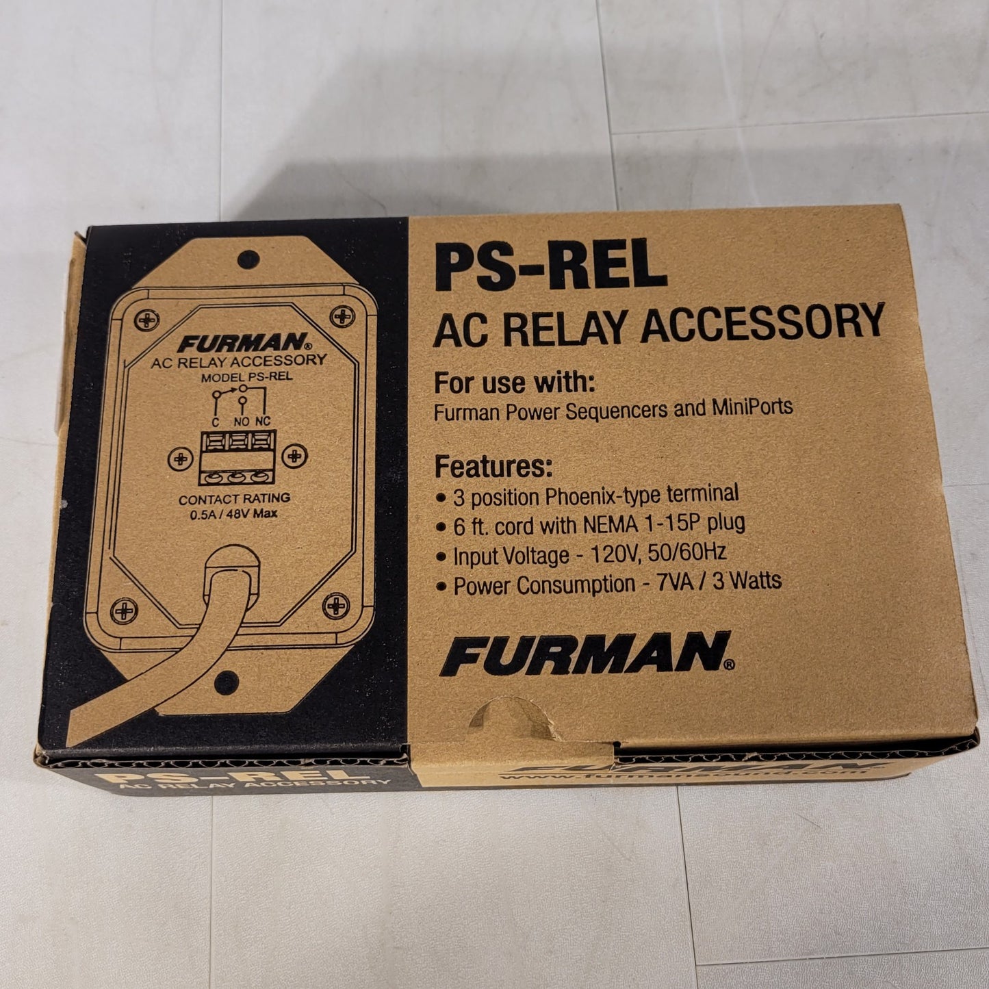 Furman PS-REL AC Relay Accessory Contractor Series 120 Volt Sensor