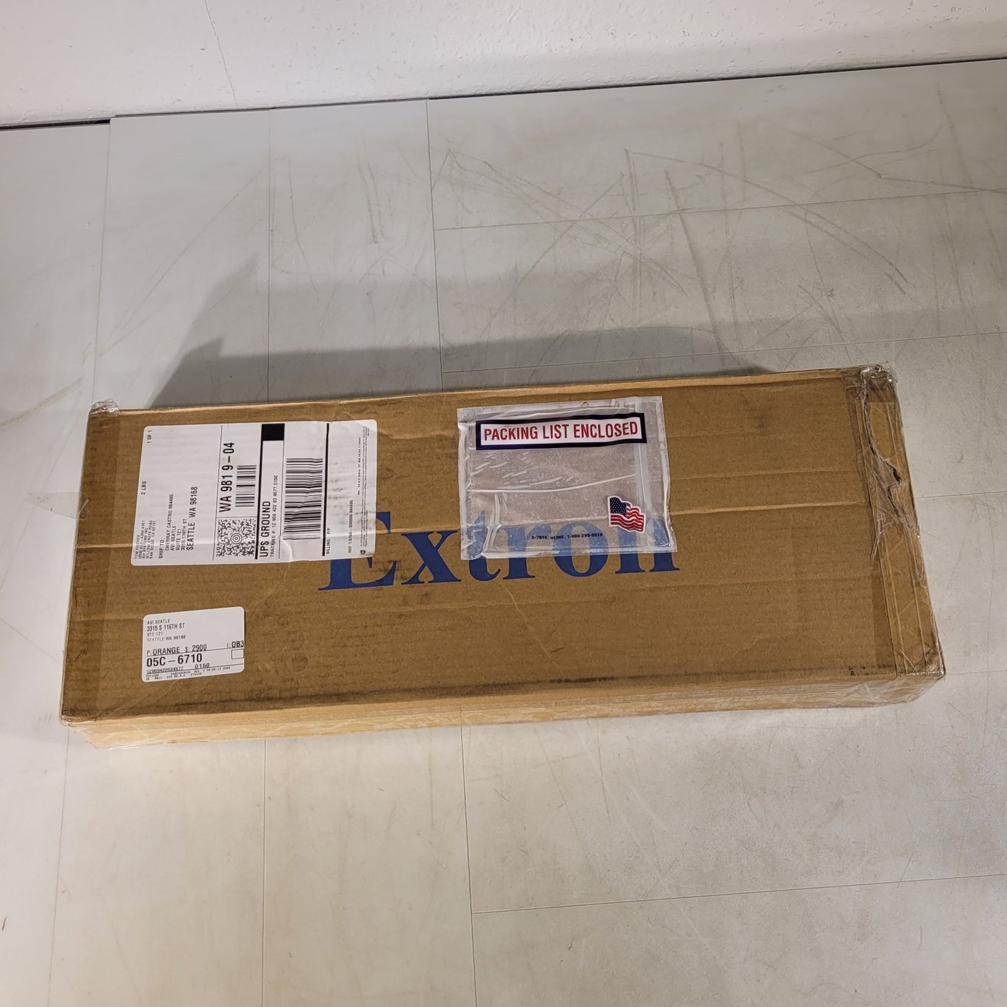 Extron 60-190-10 RSU 126 Universal Rack Shelf Kit for 6" Deep Products Gray