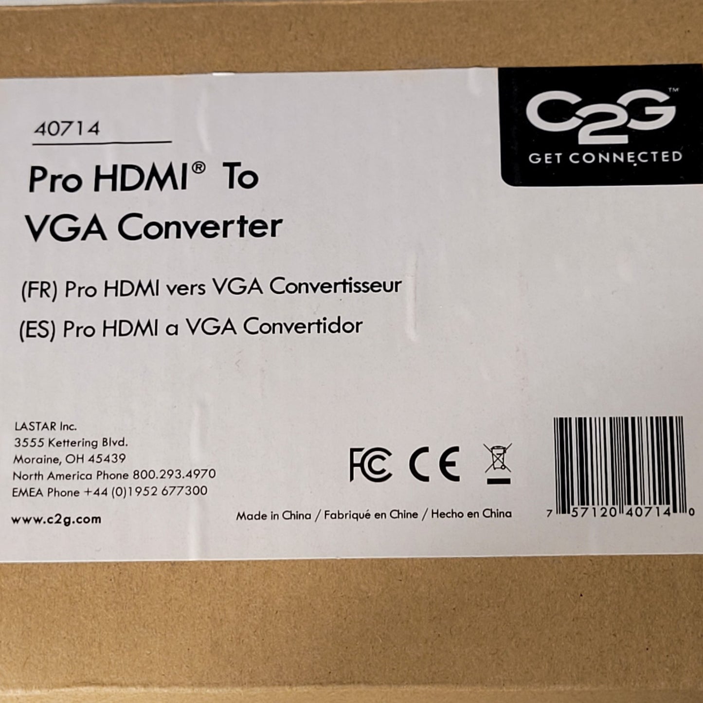 C2G 40714 Pro HDMI to VGA Converter connects new computers to Older Displays