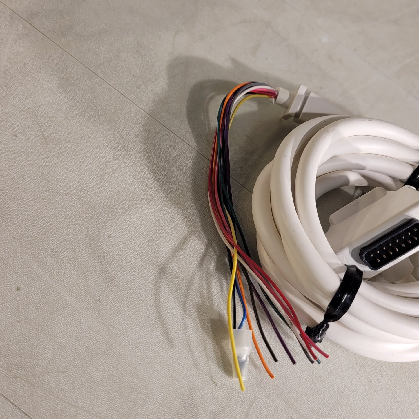 DA-15 Male Wired Cable Silicone Jacketed 11-Pin Wire for Human Use Applications