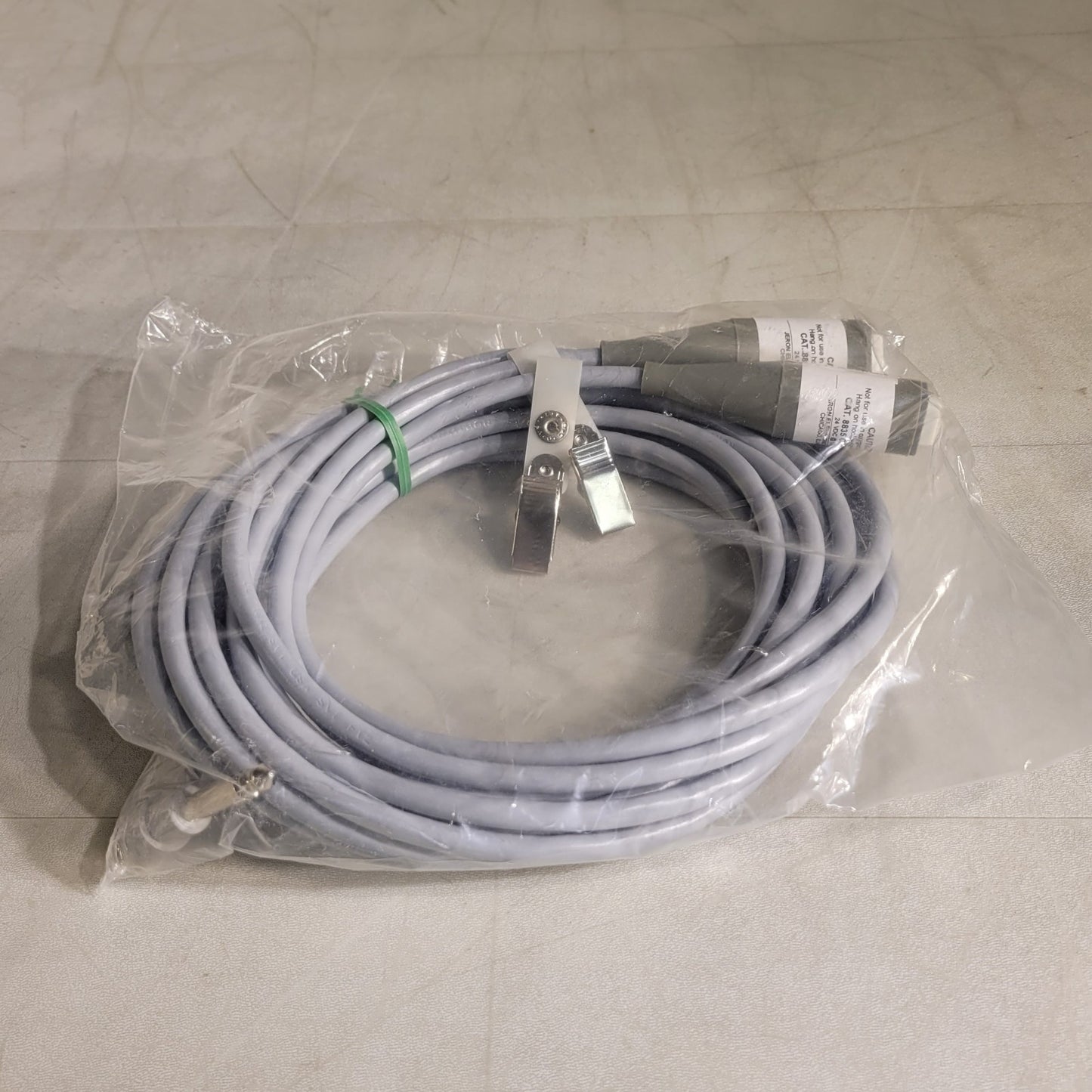 Pack Of 2 Jeron Call Cord Push Button w/ Clip 1/4" Mono Plug 10' Cable
