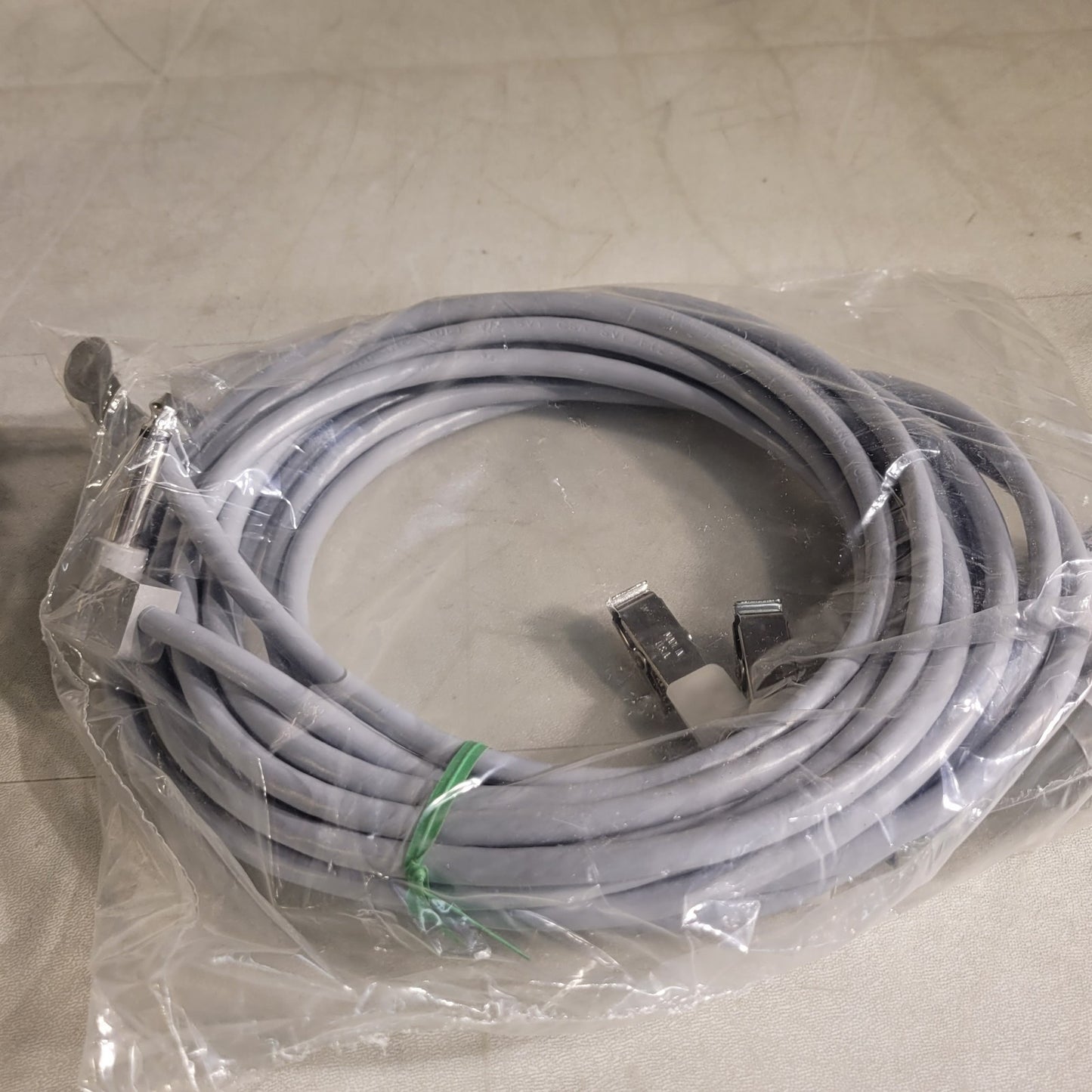 Pack Of 2 Jeron Call Cord Push Button w/ Clip 1/4" Mono Plug 10' Cable