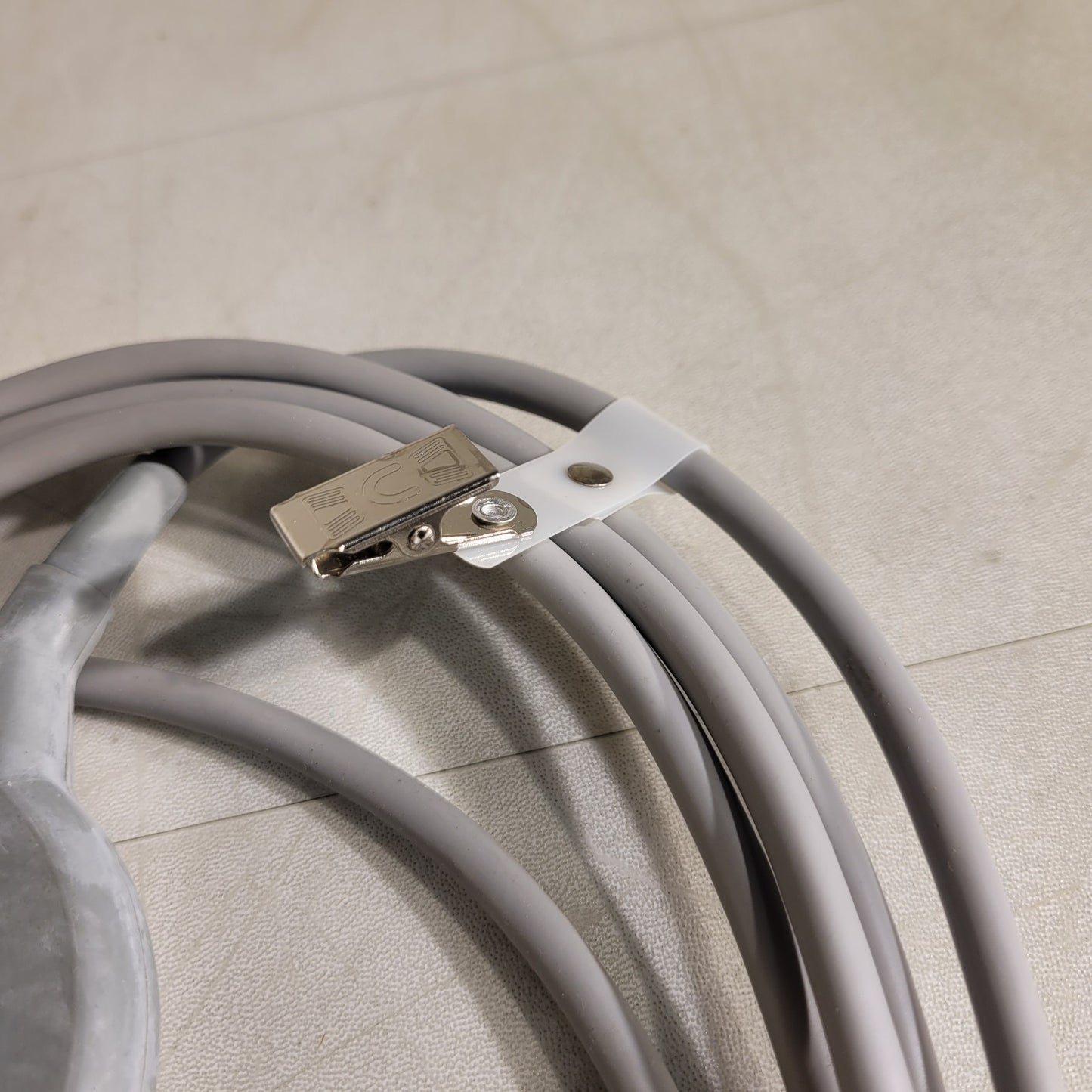 Fisher Berkeley Call Cord 10' Cord 8-Pin Tube Socket Plug with Clip Gray