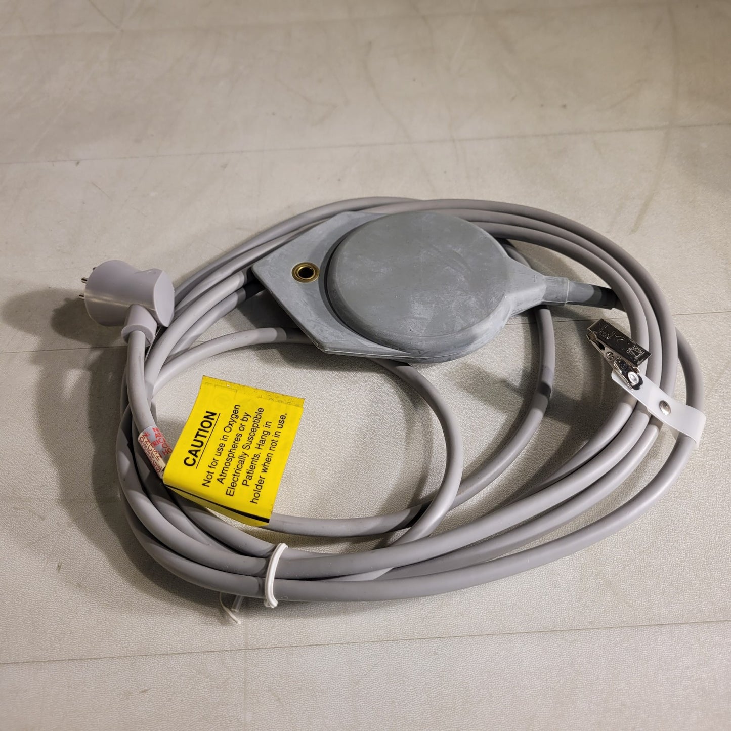 Fisher Berkeley Call Cord 10' Cord 8-Pin Tube Socket Plug with Clip Gray