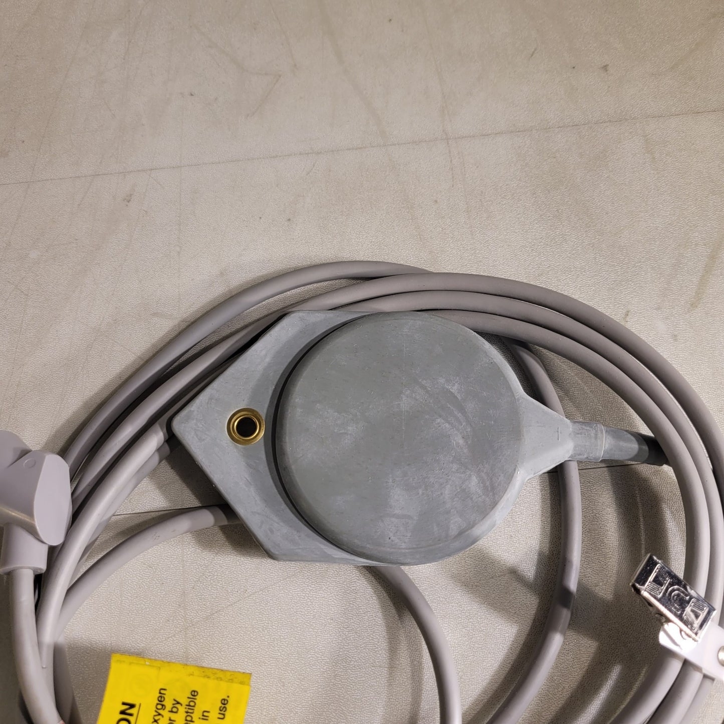Fisher Berkeley Call Cord 10' Cord 8-Pin Tube Socket Plug with Clip Gray