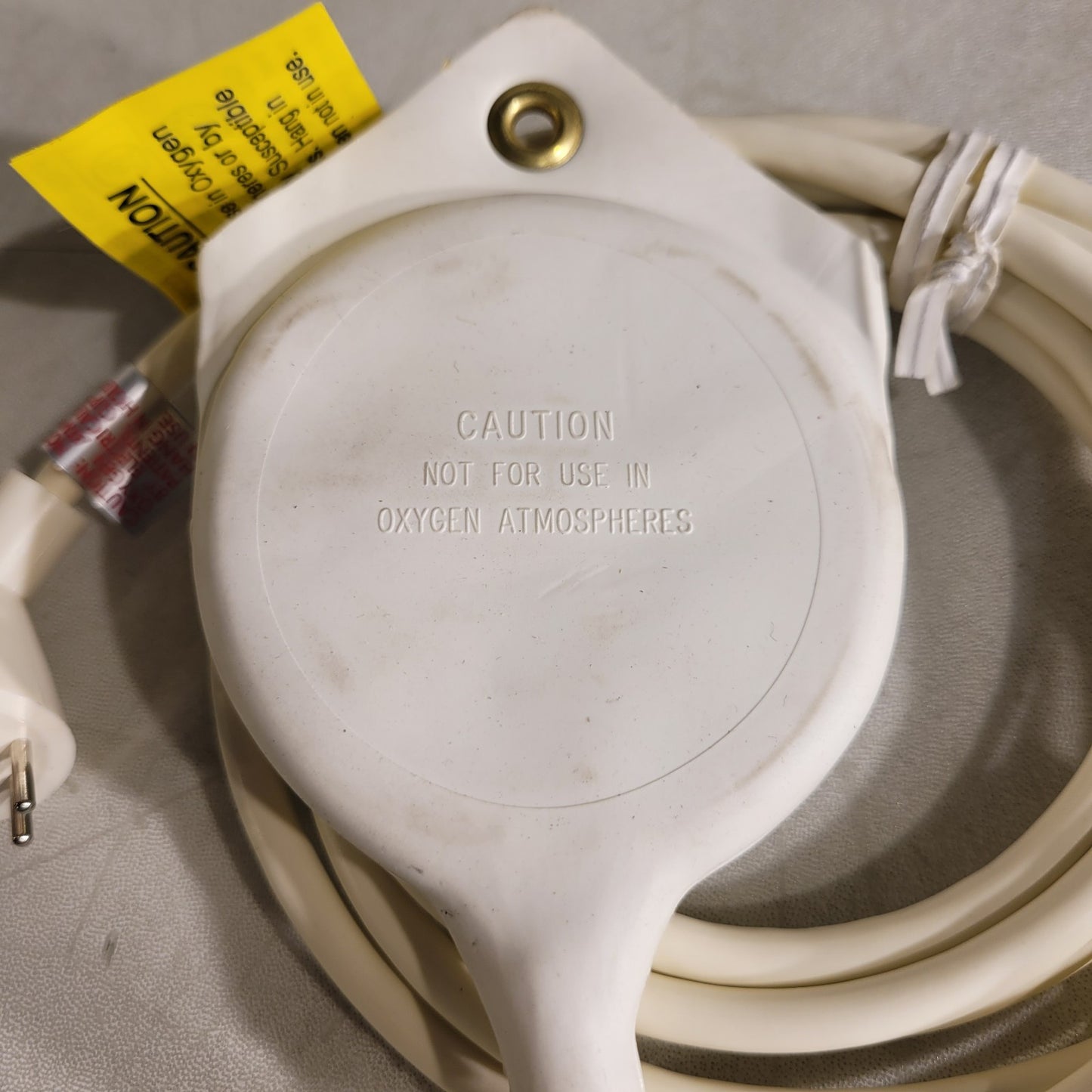 Fisher Berkeley Call Cord 10-Foot Cord 8-Pin Tube Socket Plug with Clip White