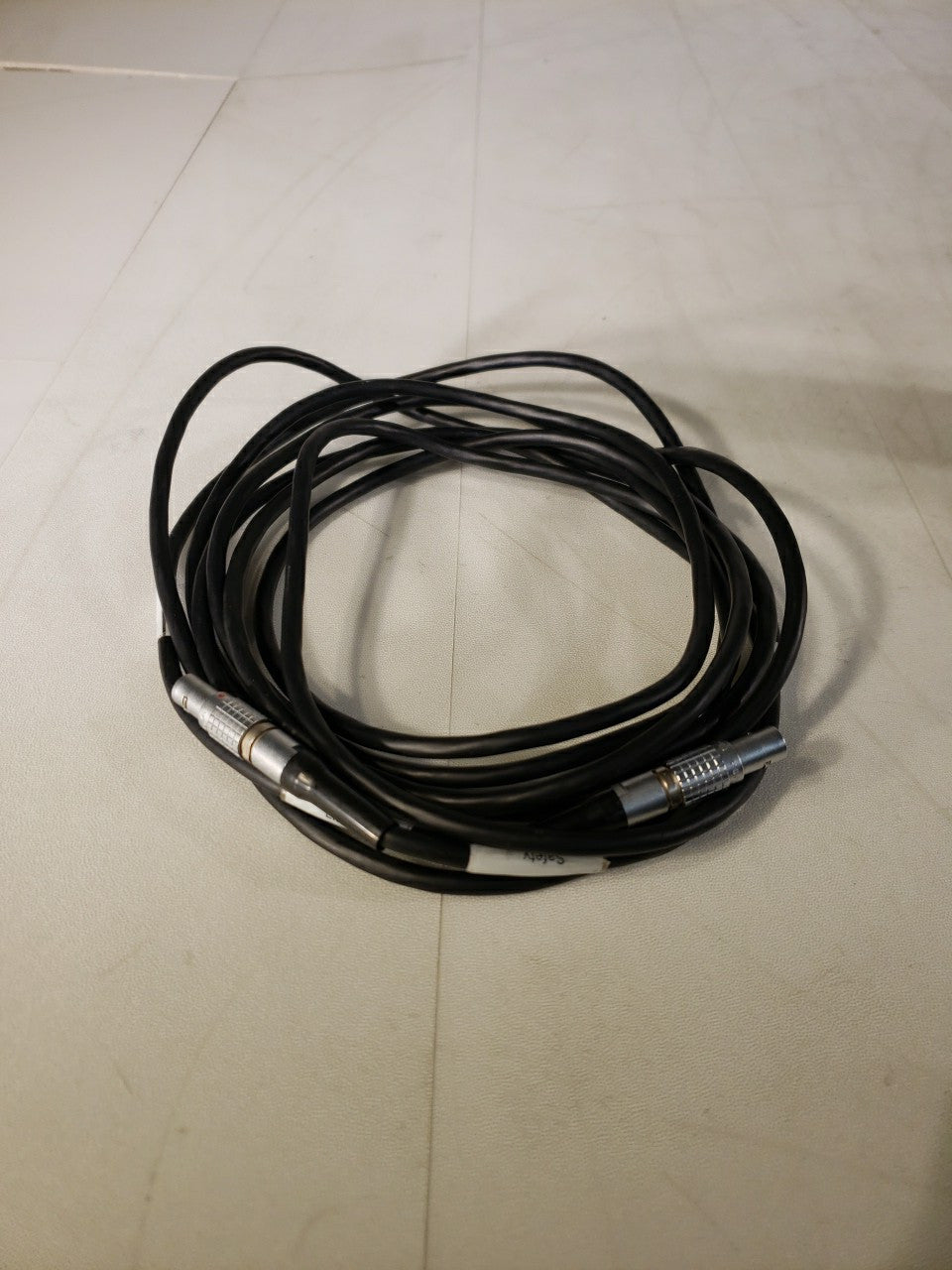 Lemo FGJ.0B Connector 9-Pin 11ft Long Cable Circular Pull Collar