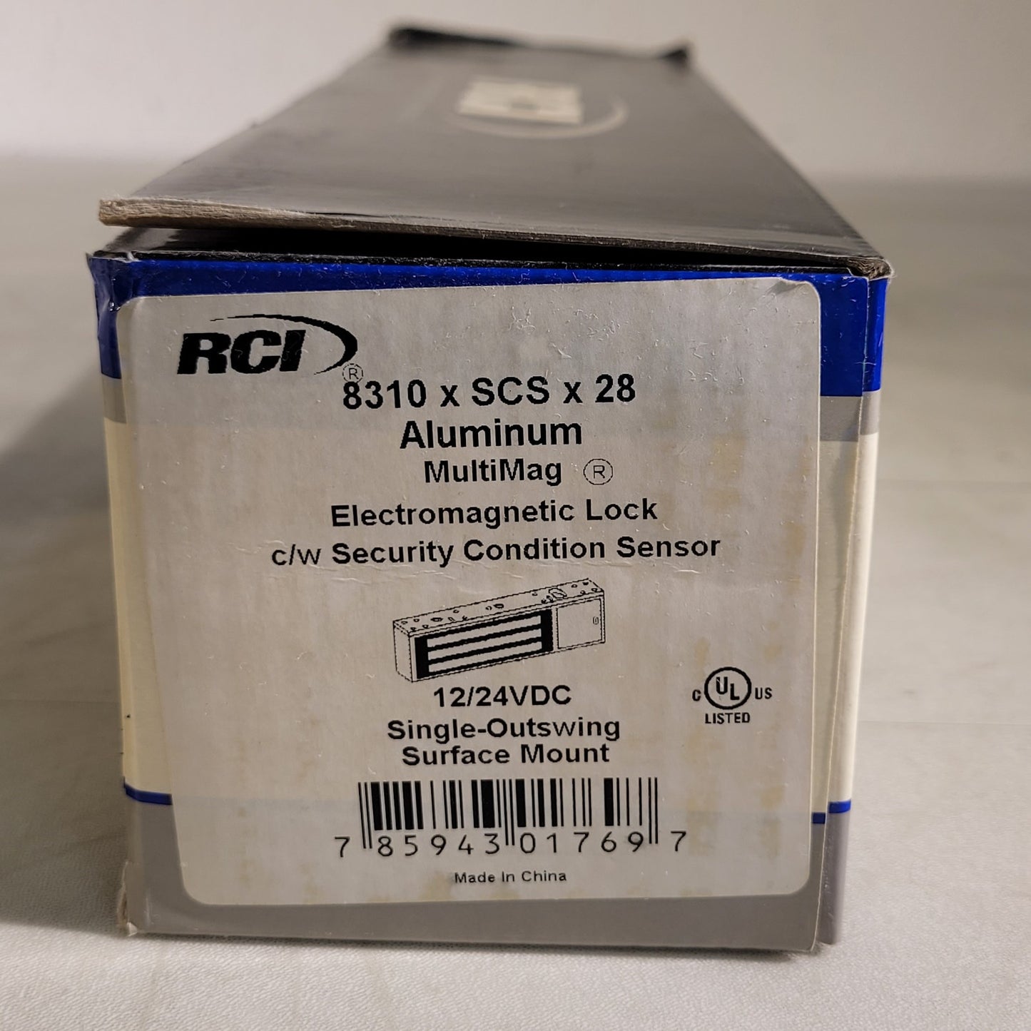 RCI 8310 X SCS X 28 MultiMag Electromagnetic Lock w/ Security Condition Sensor
