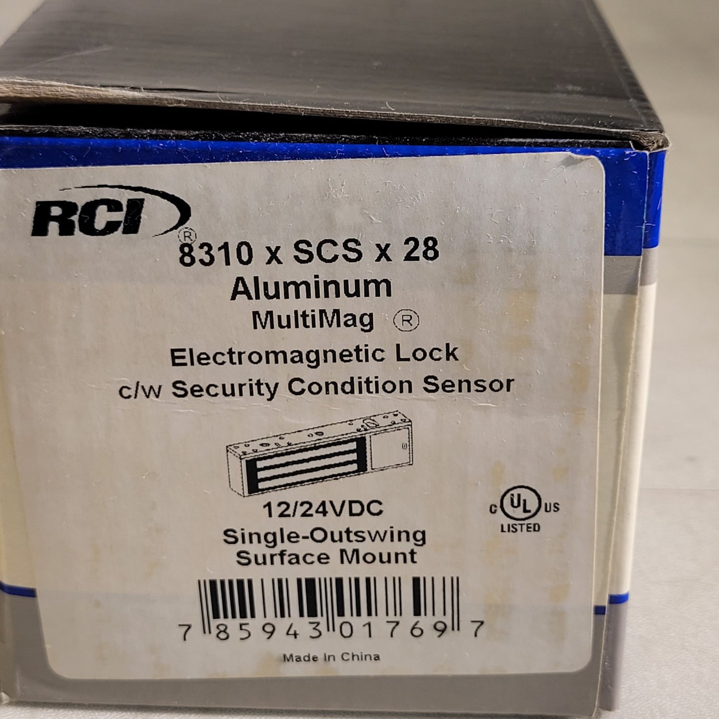 RCI 8310 X SCS X 28 MultiMag Electromagnetic Lock w/ Security Condition Sensor