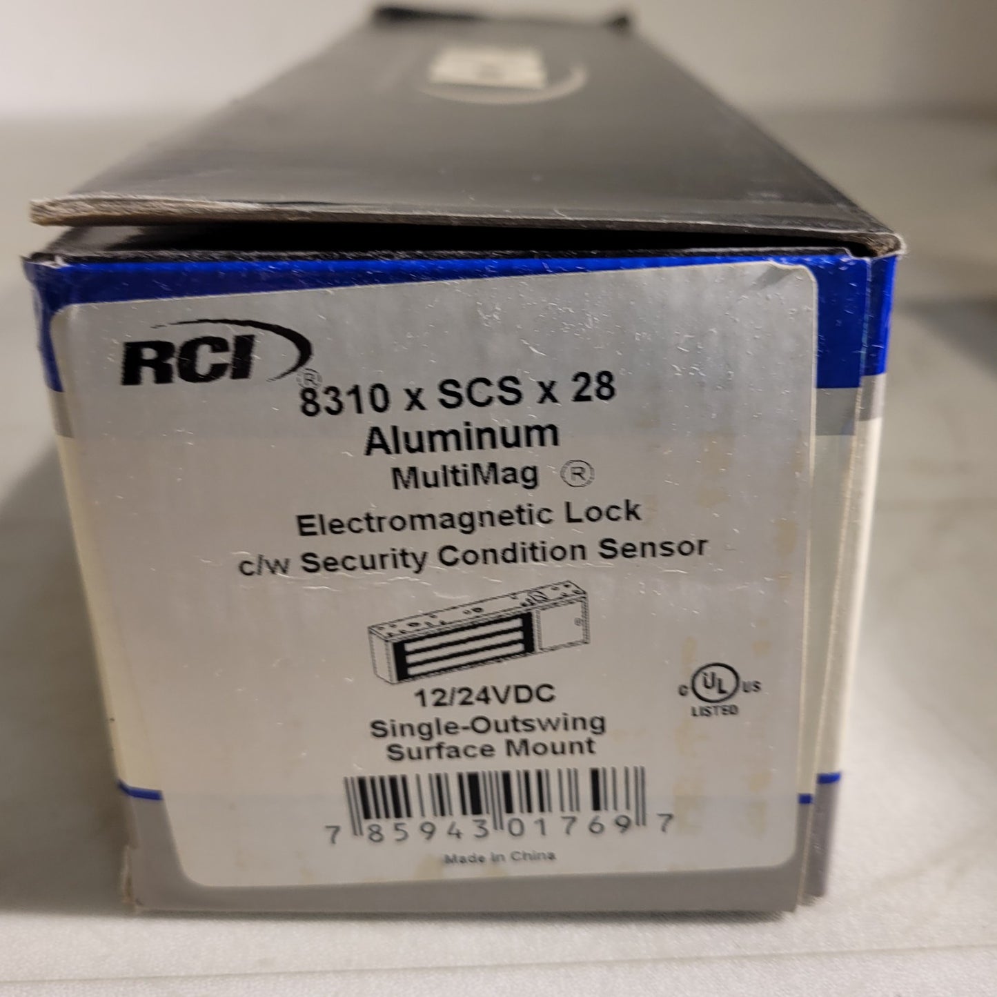 RCI 8310 X SCS X 28 MultiMag Electromagnetic Lock w/ Security Condition Sensor
