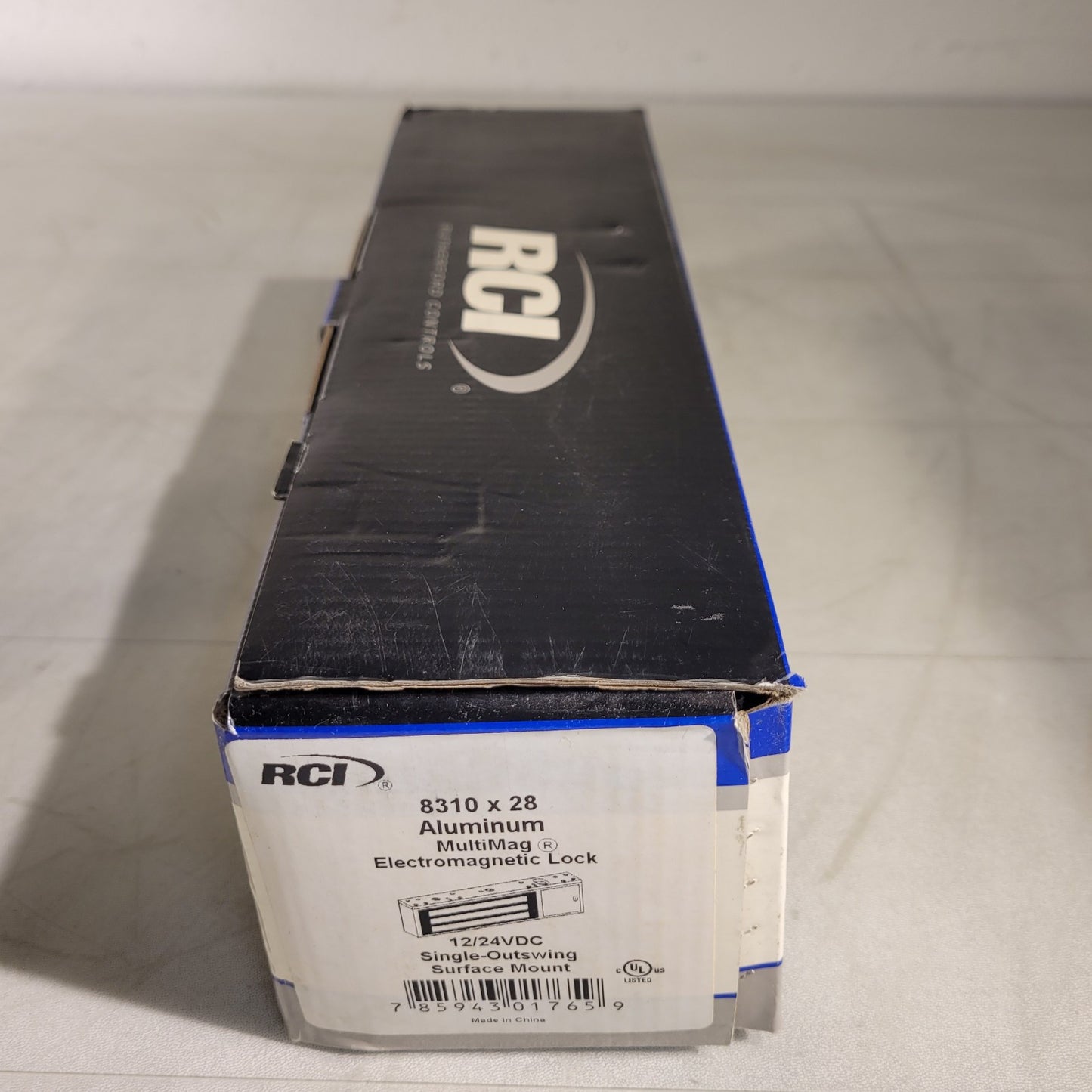 RCI 8310 X 28 MultiMag Electromagnetic Lock Single Outswing Surface Mount