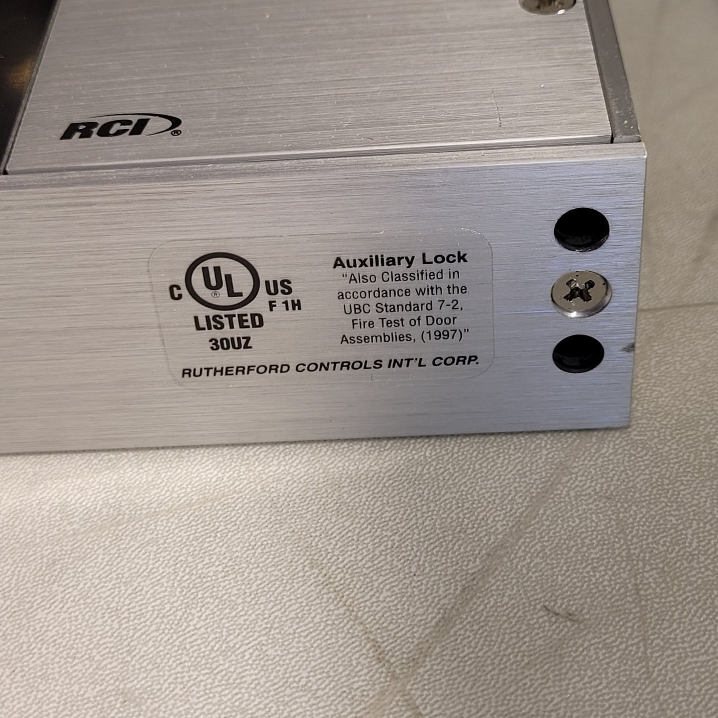 RCI 8310 X 28 MultiMag Electromagnetic Lock Single Outswing Surface Mount