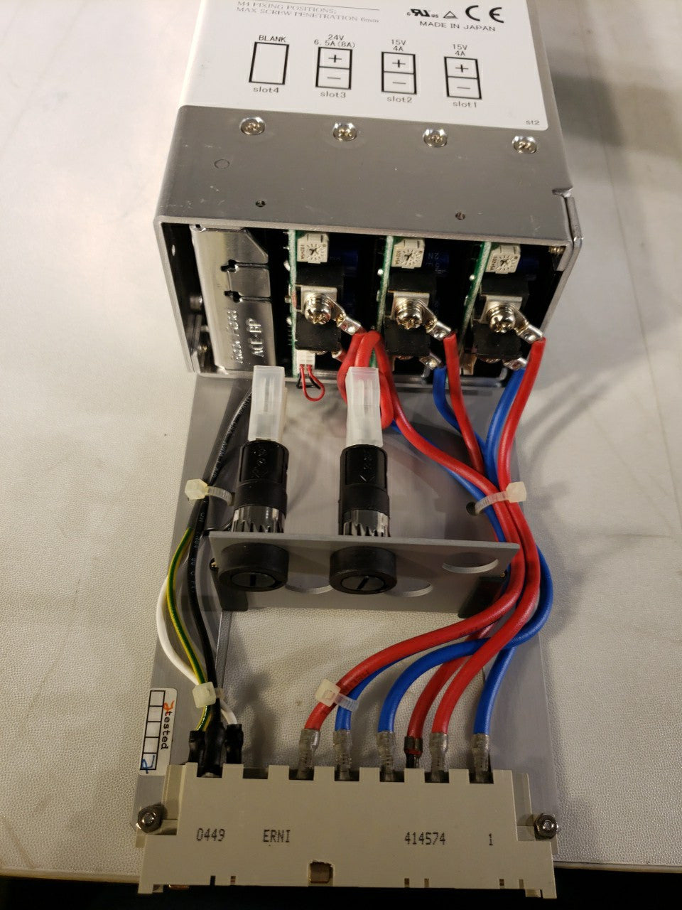 Cosel AC3-OHPP-00 Power Supply Output 24V6.5A 15V4A Input 100-240V 50-60Hz 4.1A
