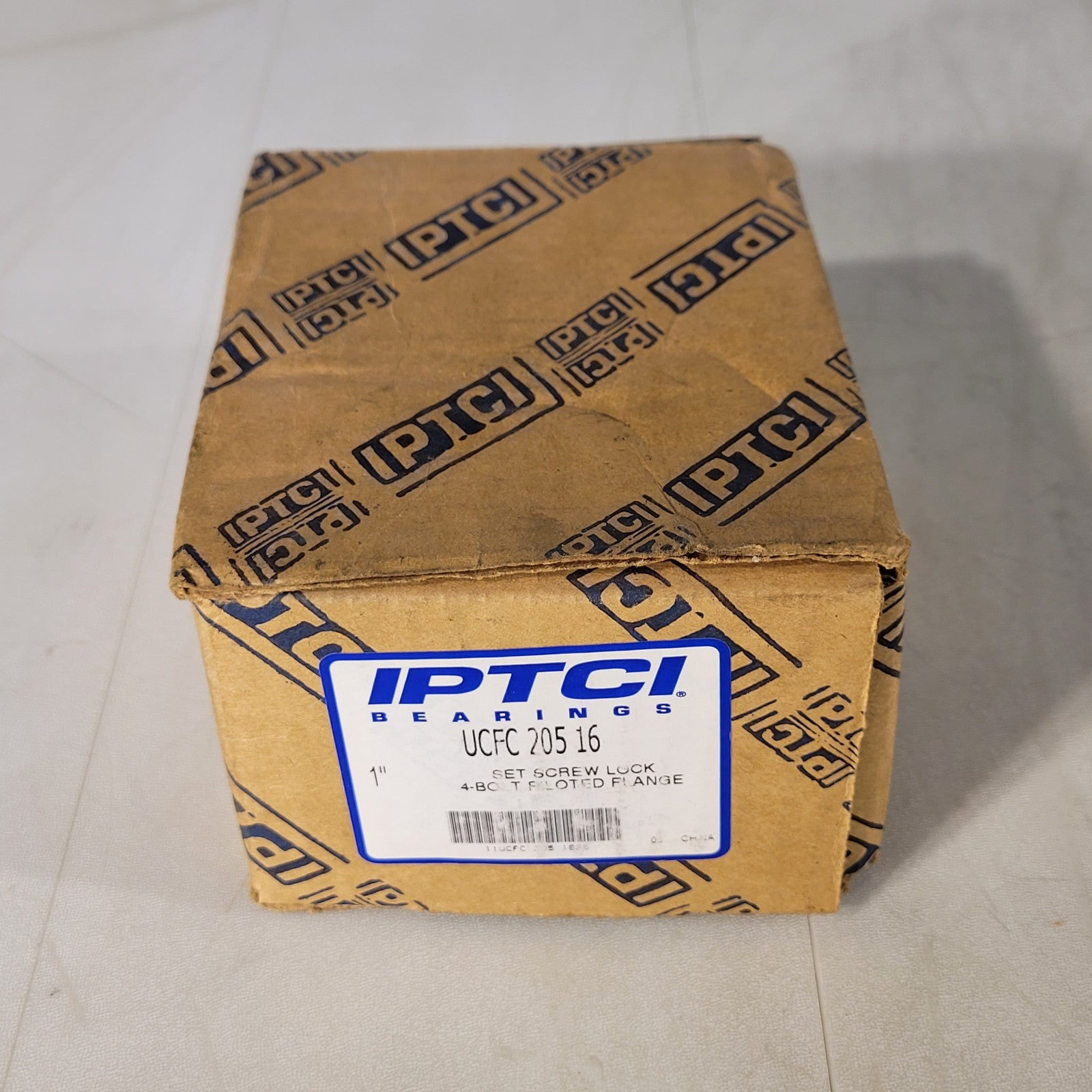 IPTCI Bearings UCFC20516 Set Screw Lock 4 Bolt Piloted Flange Lab