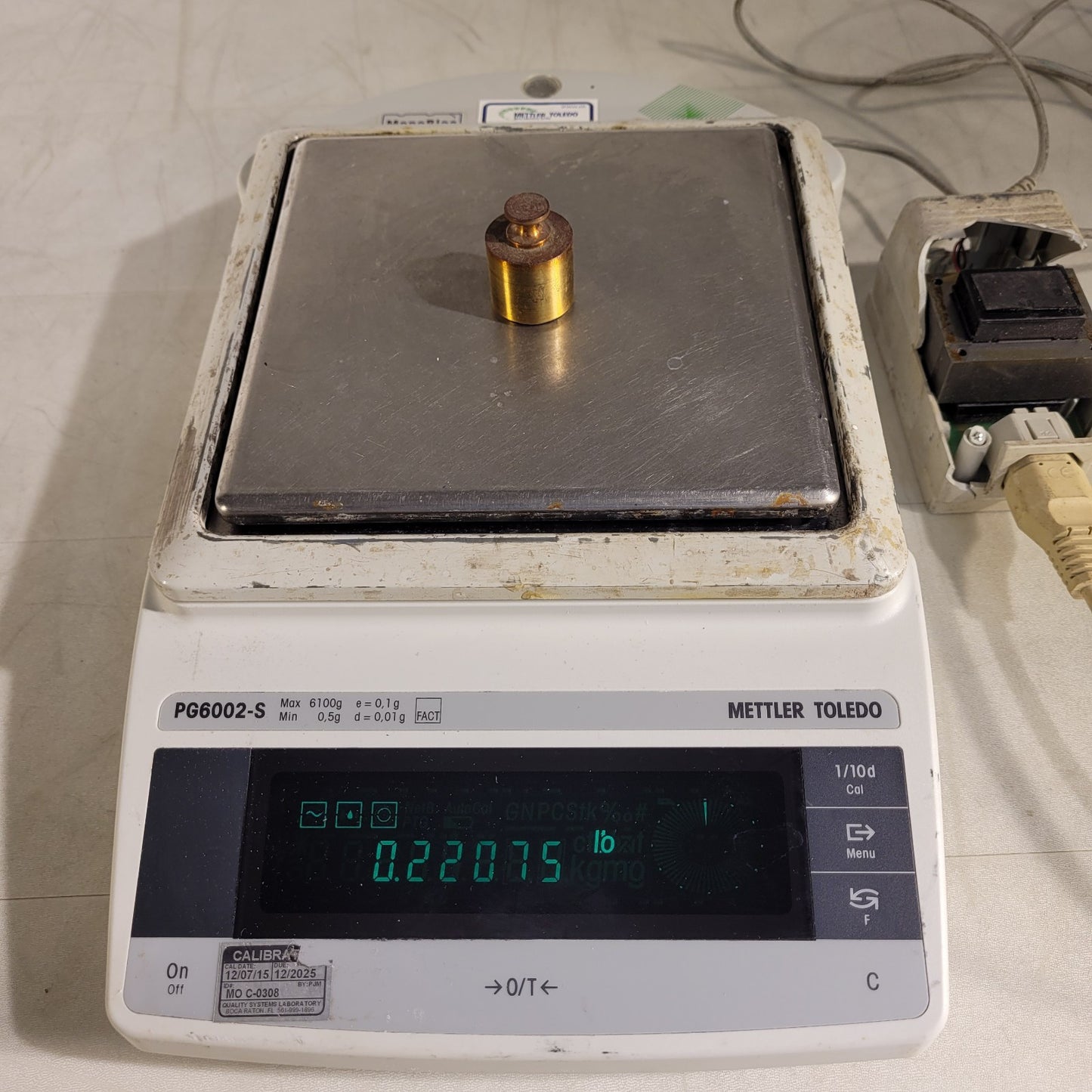 Mettler Toledo PG6002-S Balance Scale 6100g Max With Power Supply Tested Works