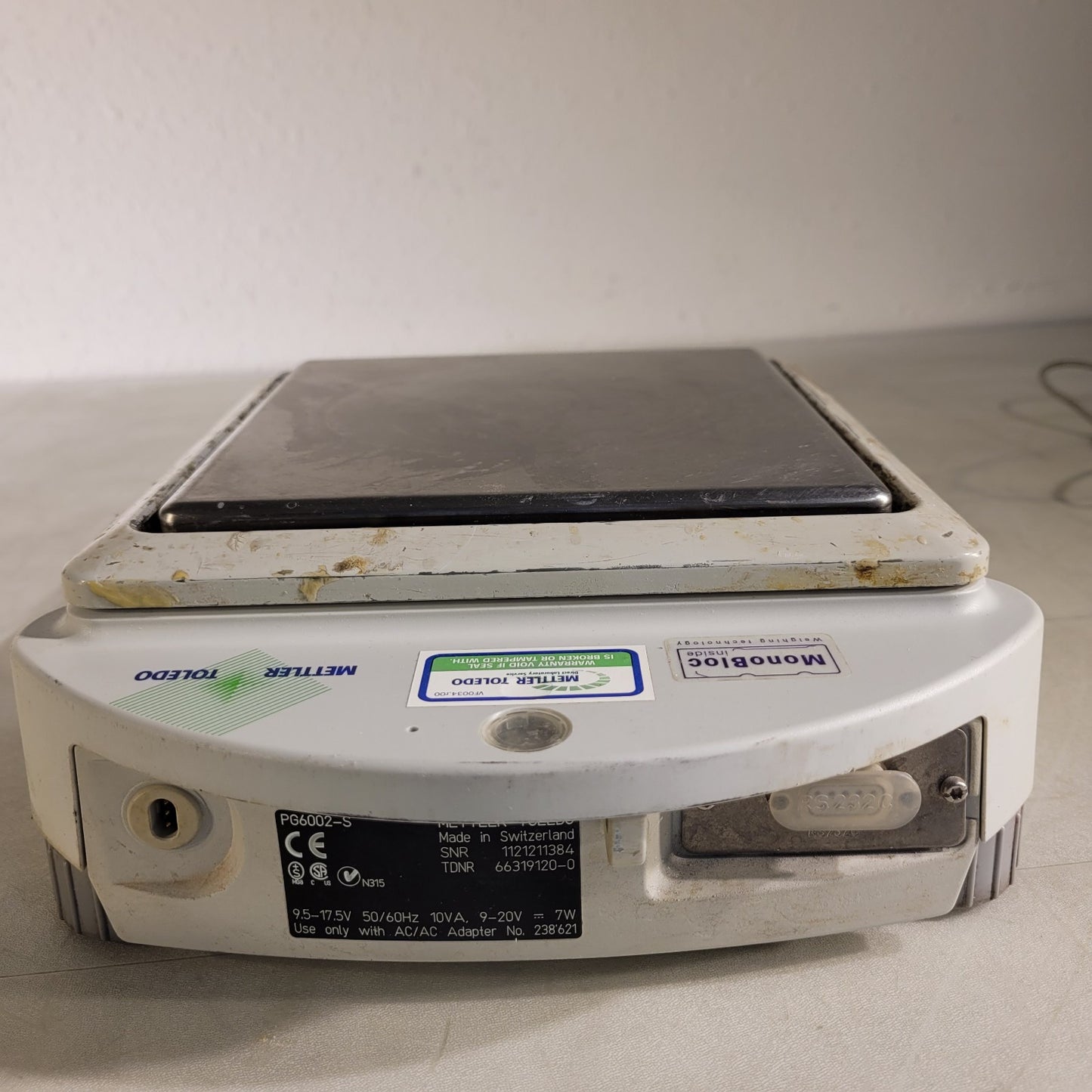 Mettler Toledo PG6002-S Balance Scale 6100g Max With Power Supply Tested Works