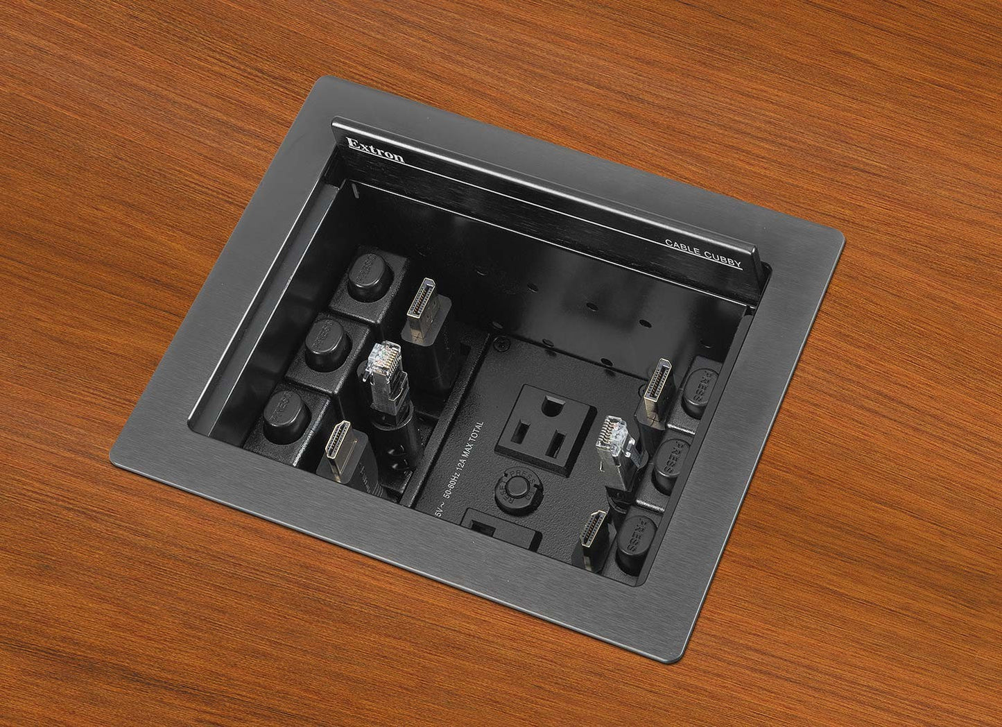 Extron 70-1046-02 Cable Cubby 700 Blk No AC for One AC AC 100 Series or AC+US