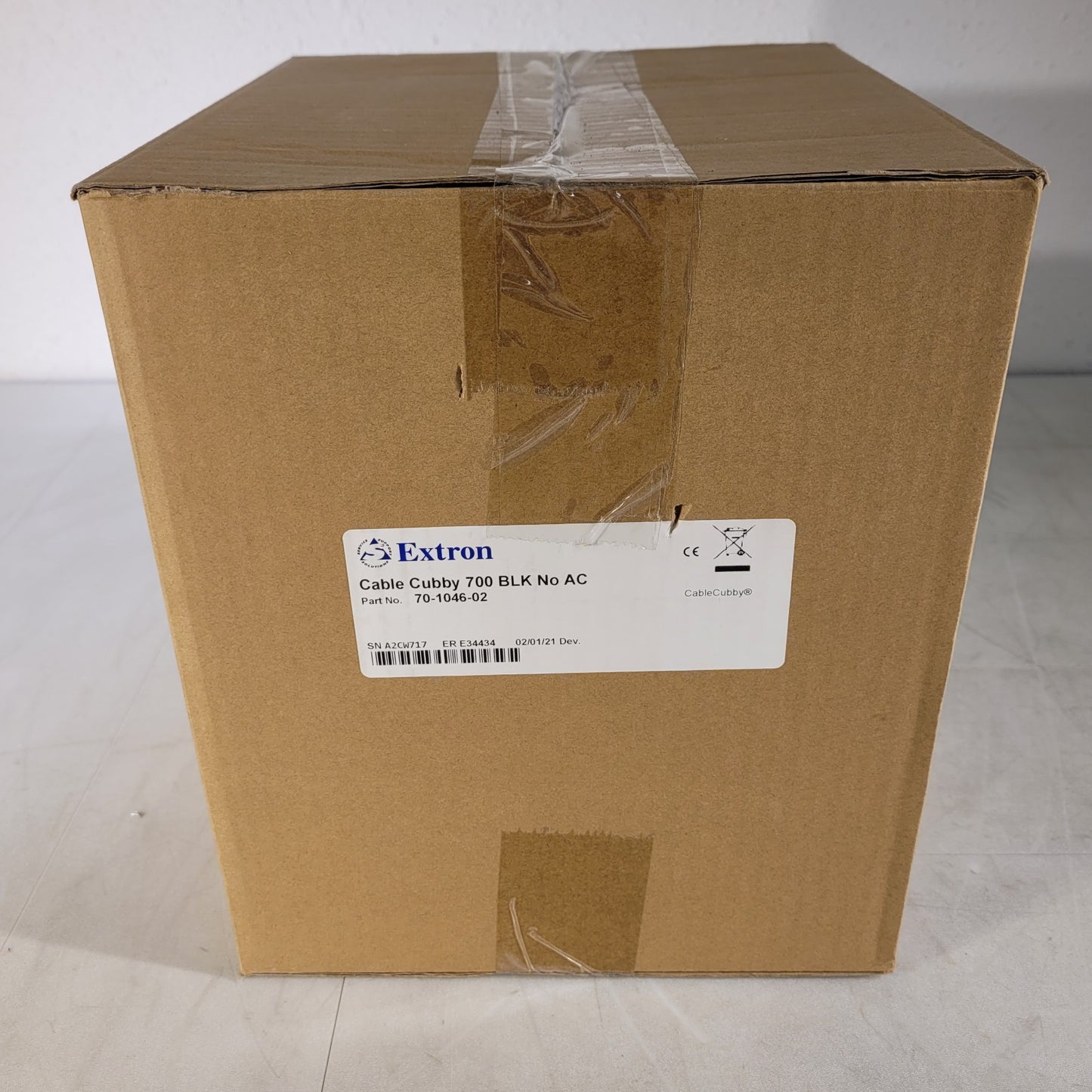 Extron 70-1046-02 Cable Cubby 700 Blk No AC for One AC AC 100 Series or AC+US