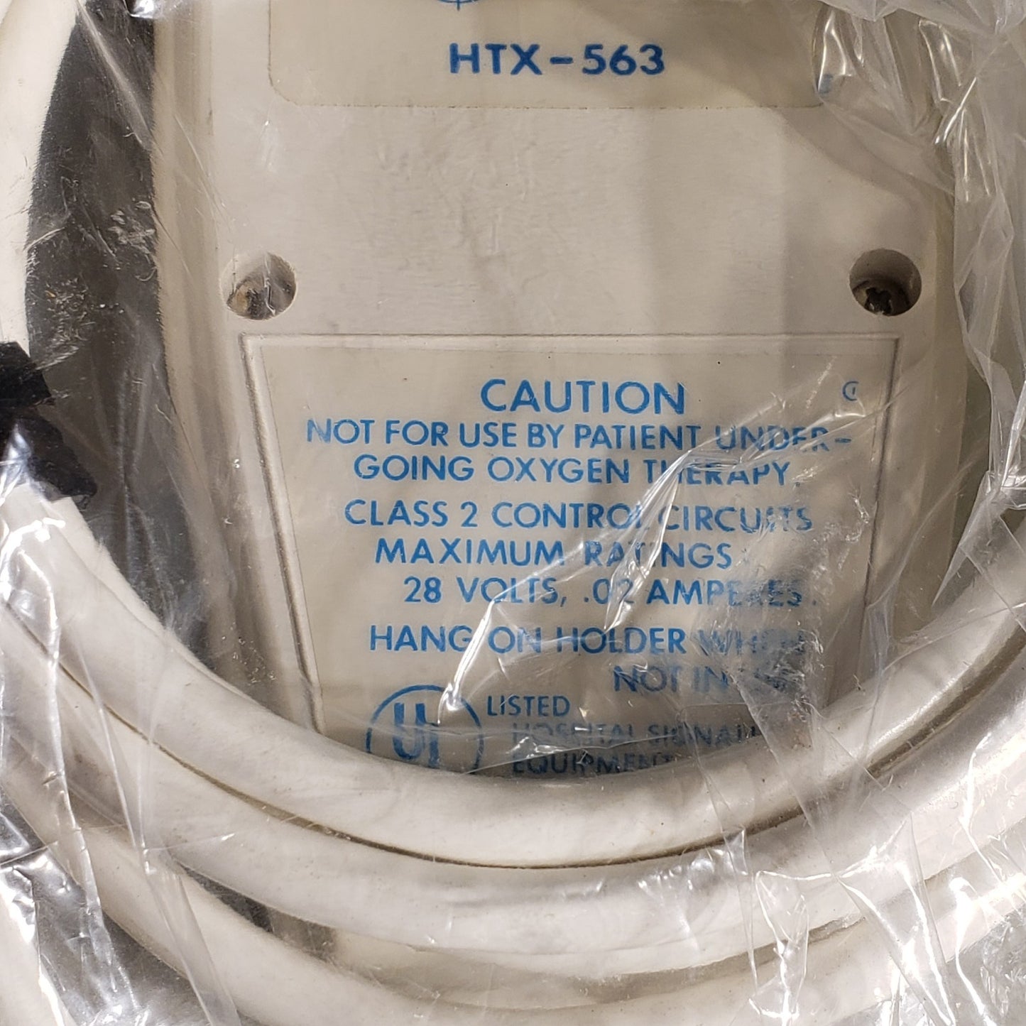 Fisher Berkeley HTX-563 Ektacom Nurse Call Switch TV Radio Remote DA-15 Plug