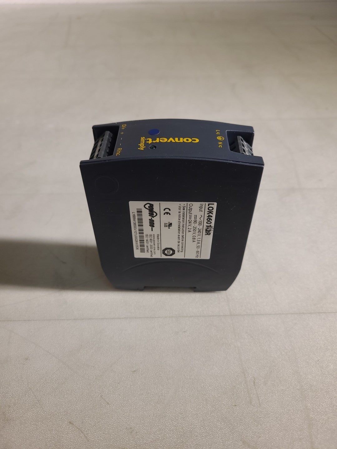 Power One LOK4601-2R Power Converter Input 100-240V 1.3A Output 24V 2A