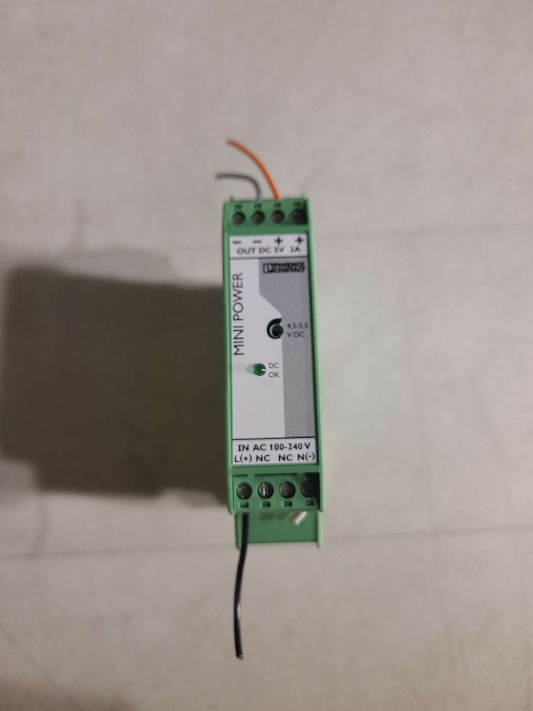 Phoenix Contact Mini-PS-100-240AC/5DC/3 DIN rail Mounted Power Supply