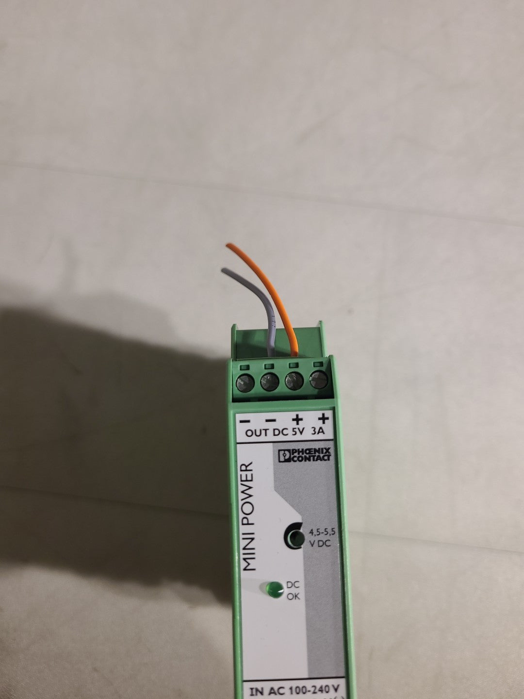 Phoenix Contact Mini-PS-100-240AC/5DC/3 DIN rail Mounted Power Supply