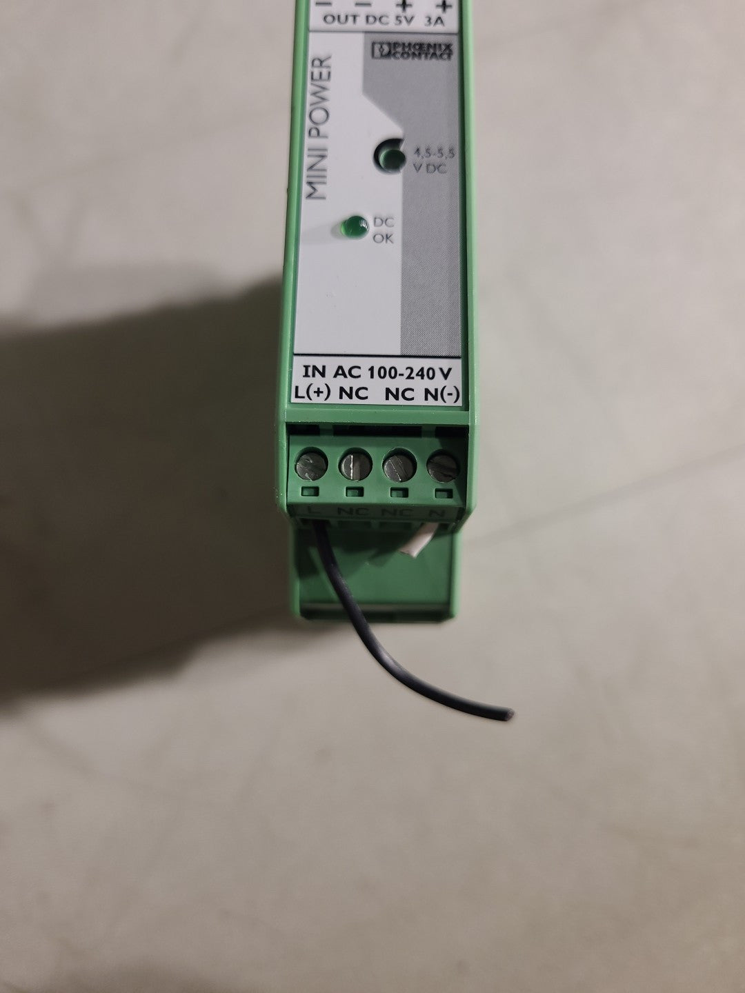 Phoenix Contact Mini-PS-100-240AC/5DC/3 DIN rail Mounted Power Supply