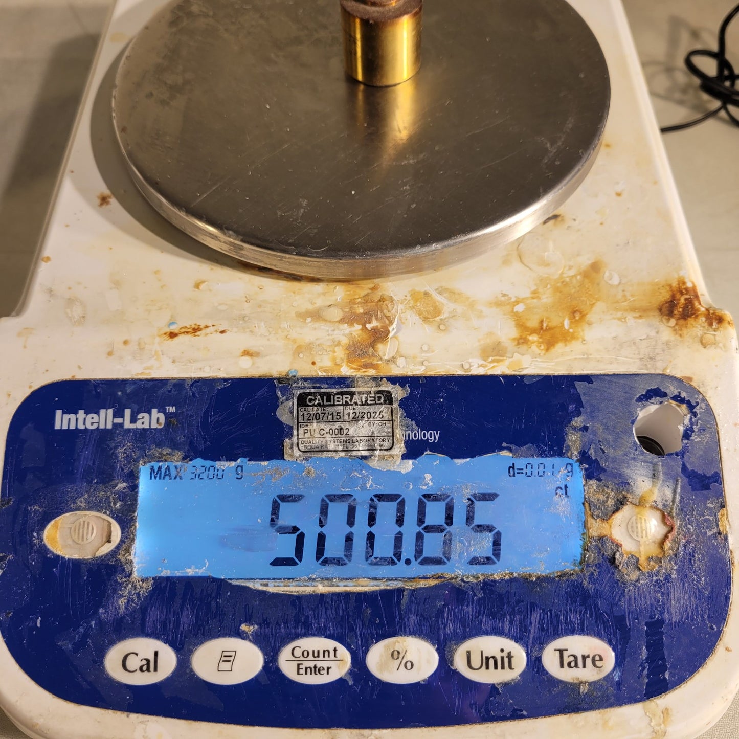 Intelligent Intell-Lab PBX-3200 Balance Scale 3200g 0.01g Max -Missing One Foot