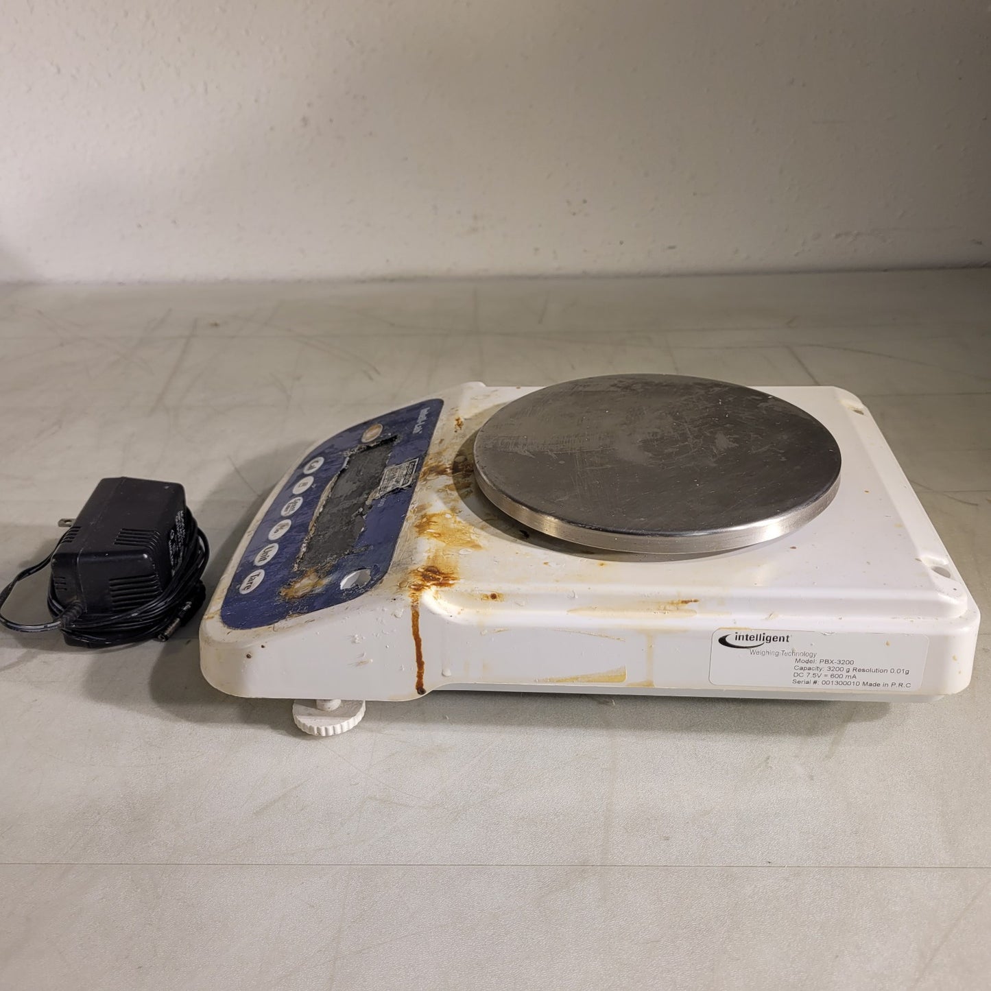 Intelligent Intell-Lab PBX-3200 Balance Scale 3200g 0.01g Max -Missing One Foot