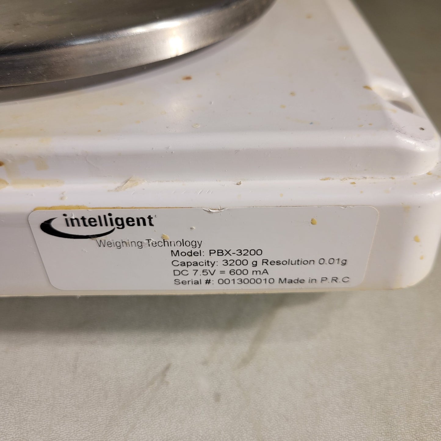 Intelligent Intell-Lab PBX-3200 Balance Scale 3200g 0.01g Max -Missing One Foot