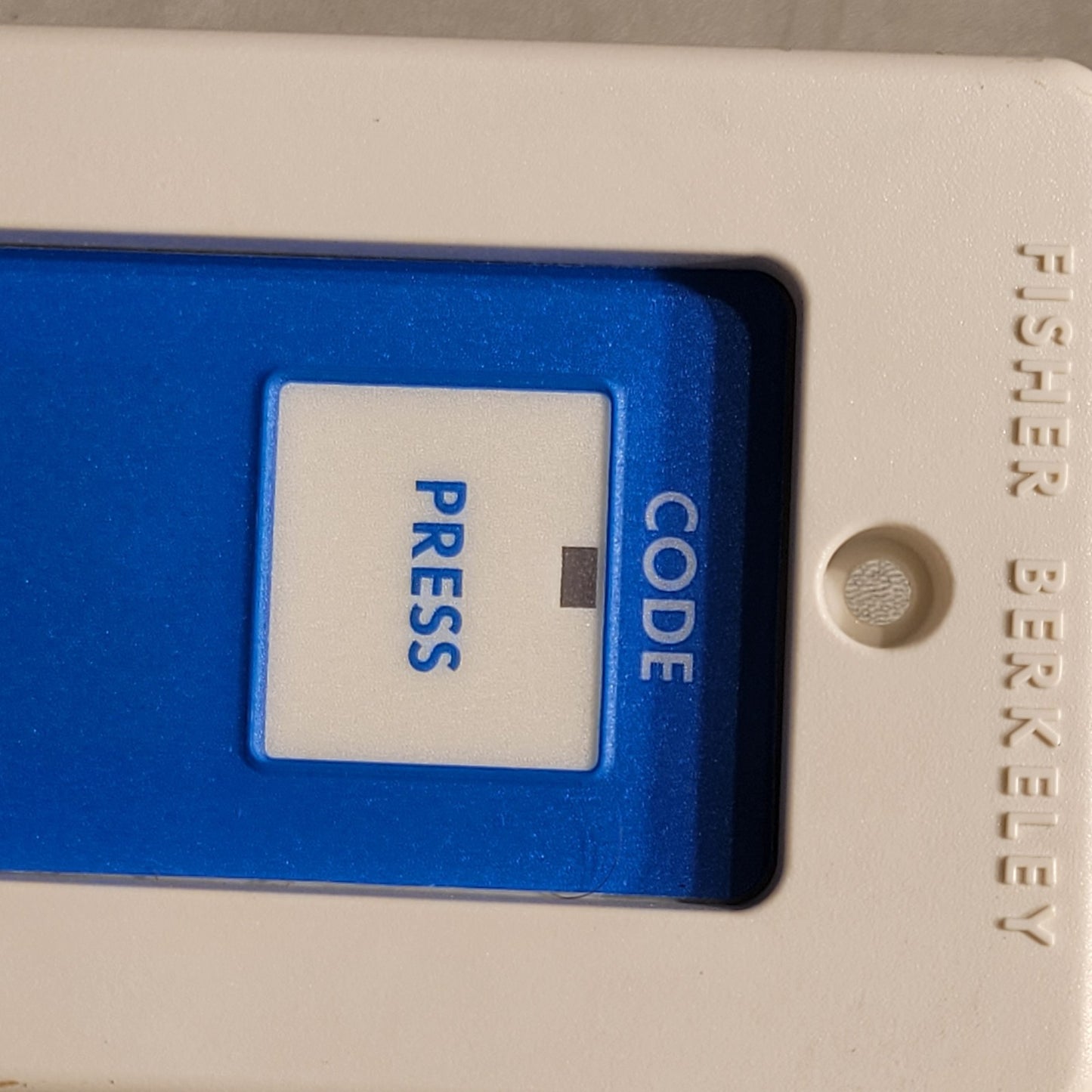 Fisher Berkeley HCB-21 Hospital Blue Code Press Signaling Button B09016-03 Rev D