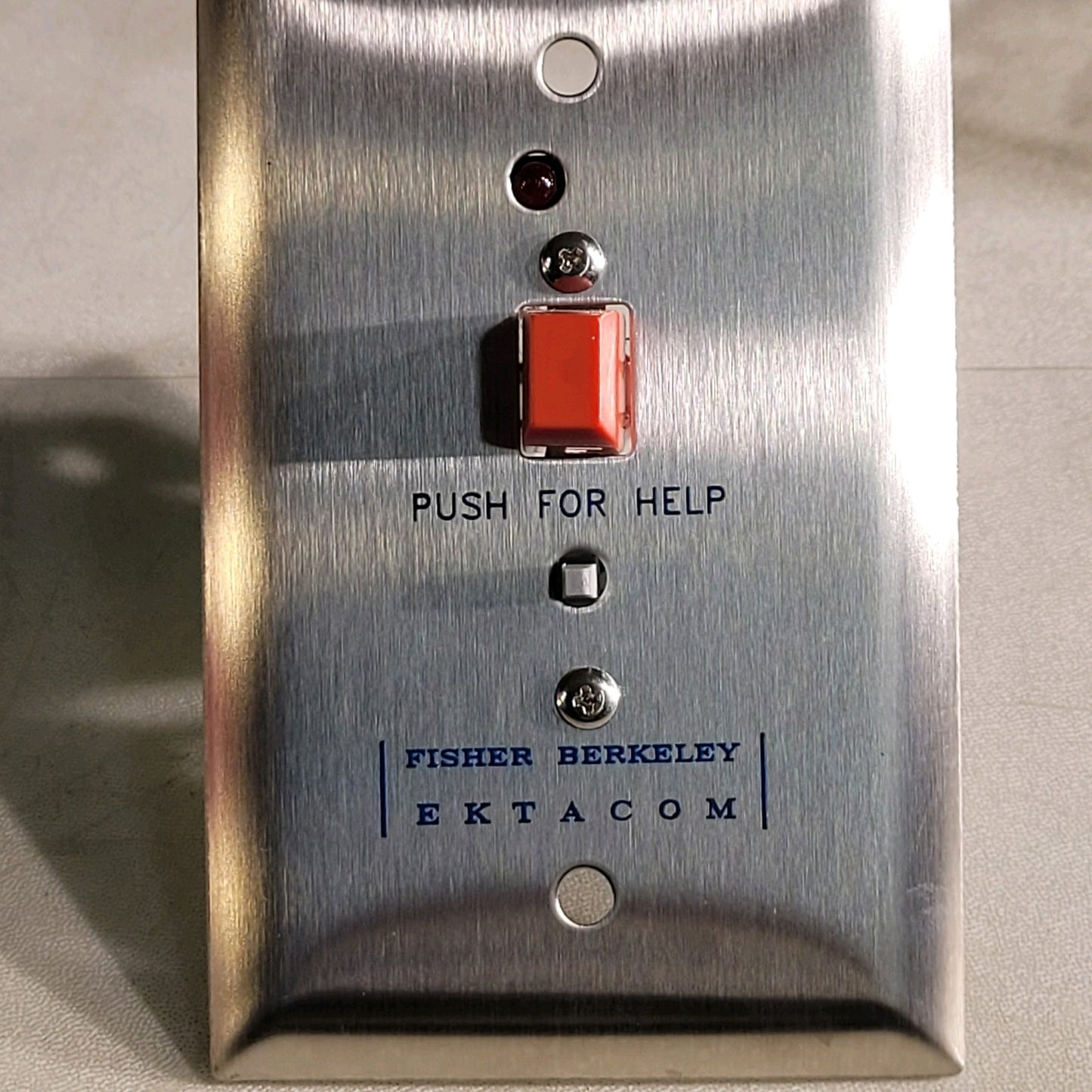 Ektacom HTS-1 Push To Call Nurse Switch B02756-04 Rev B Fisher Berkeley