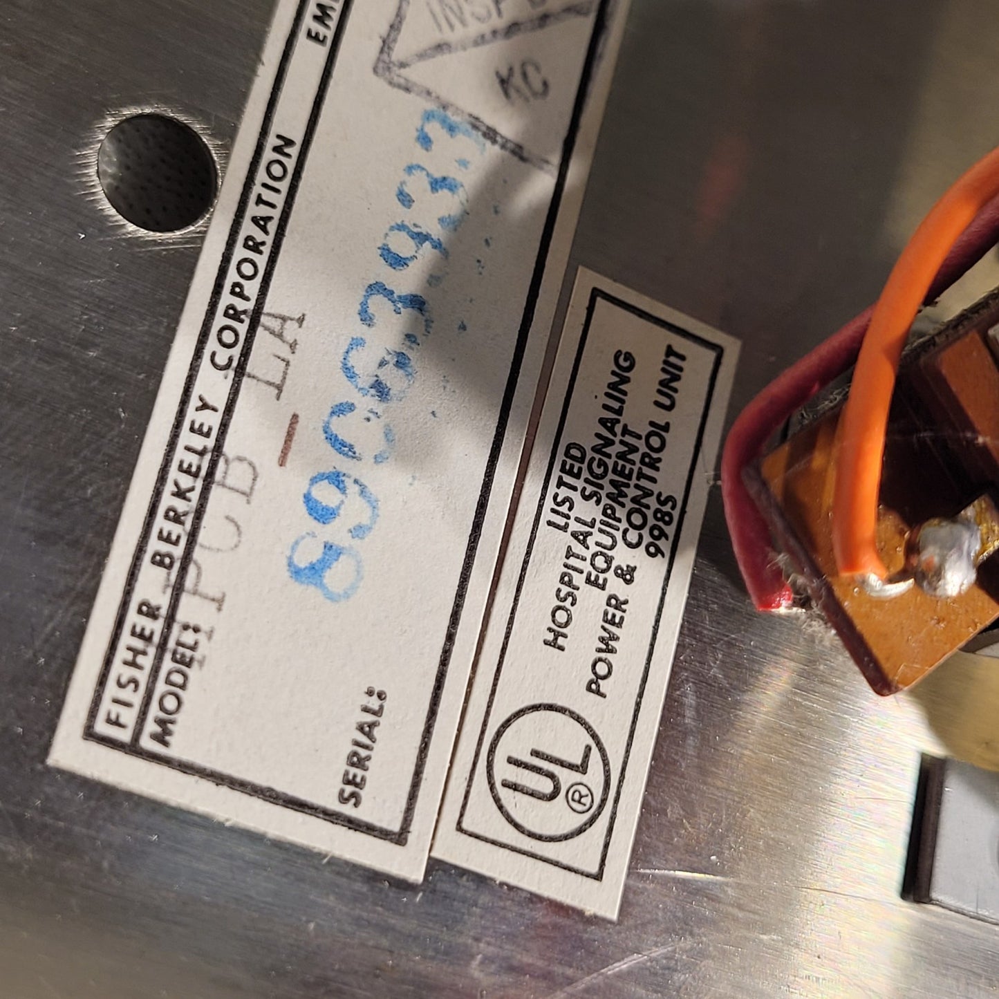 Ektacom HPCB-LA Hospital Alarm Sign Rest Arm Key Controlled Lock