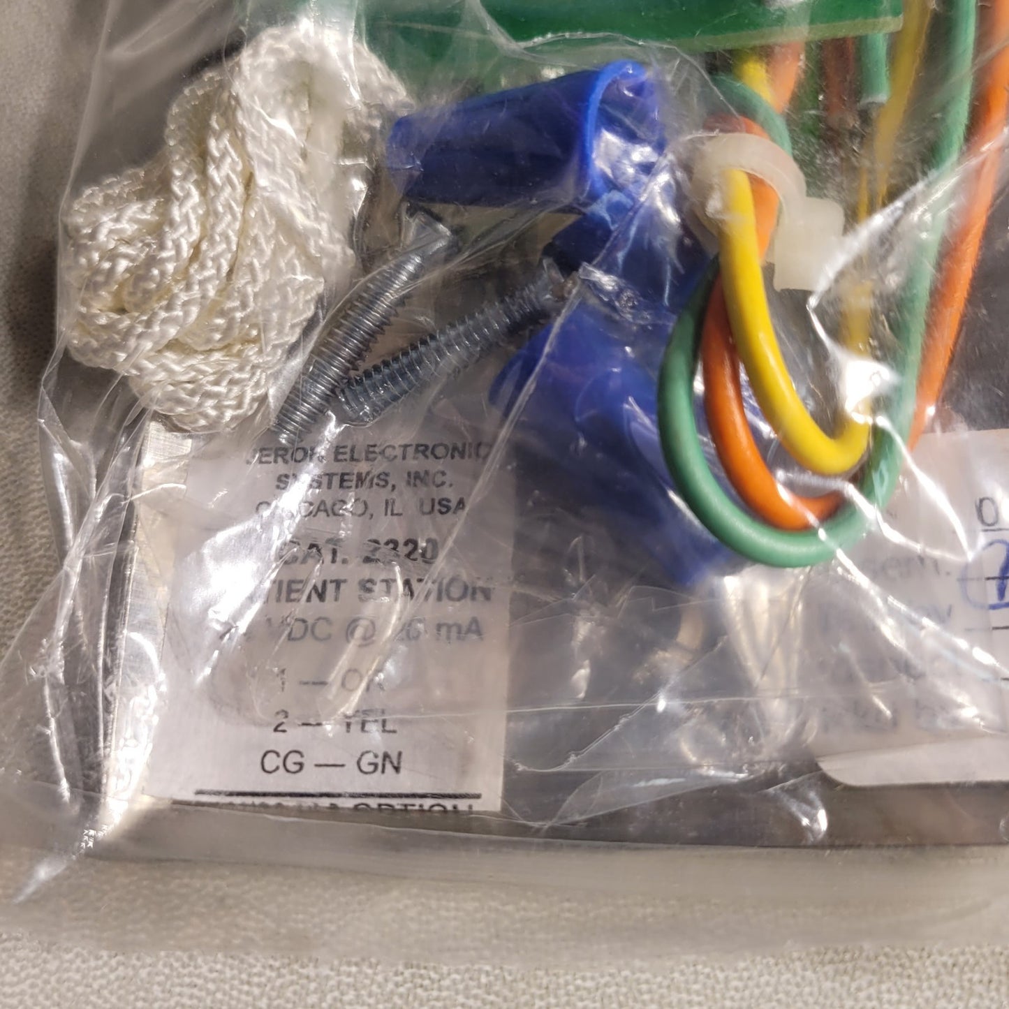 Jeron 2320 Patient Station Pull For Help Switch