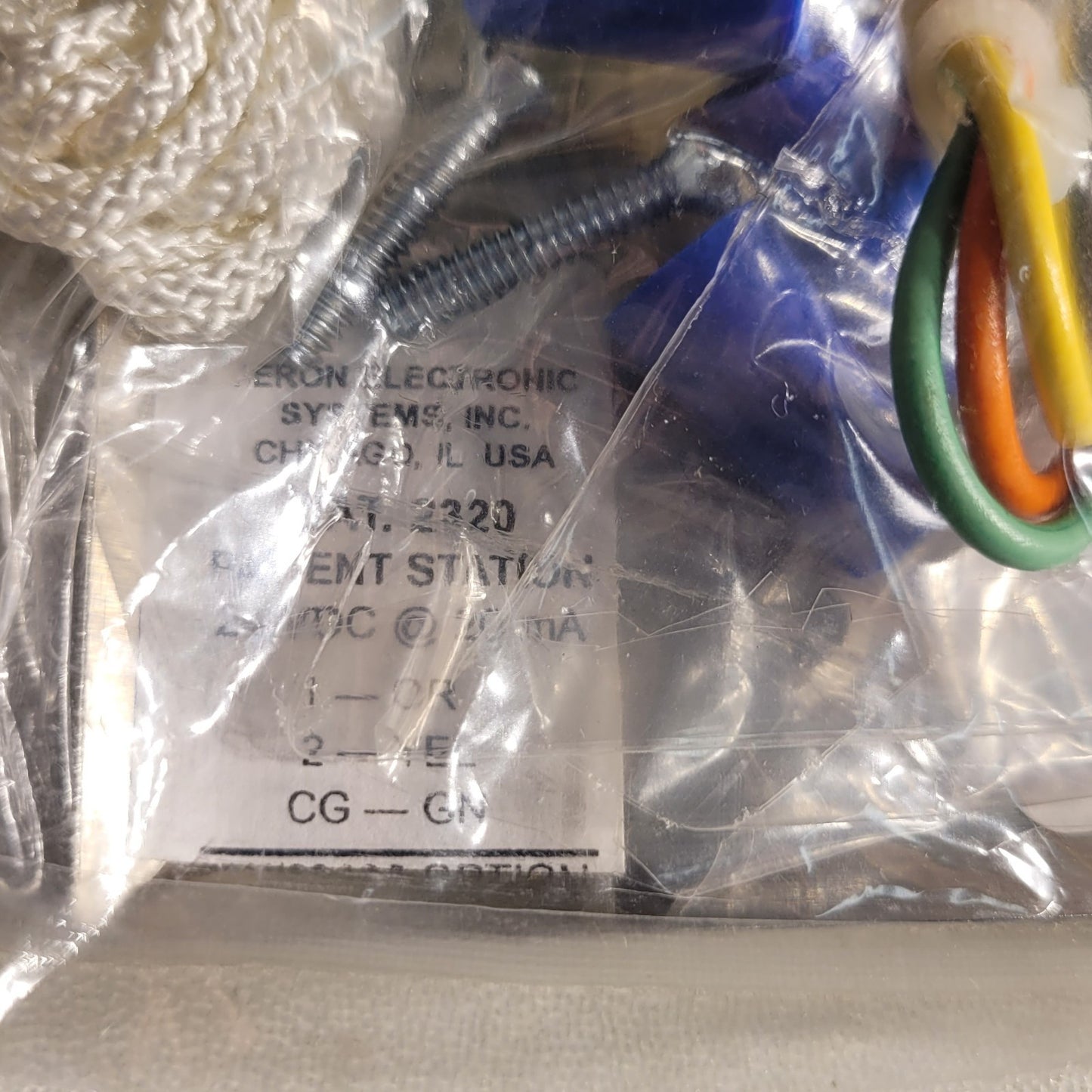 Jeron 2320 Patient Station Pull For Help Switch