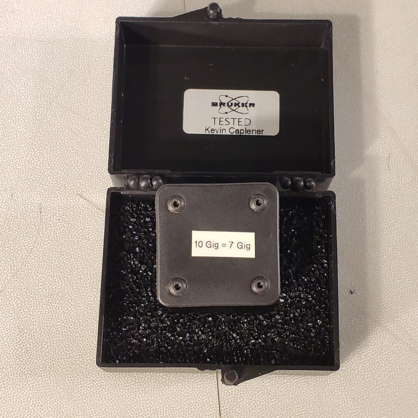 di Veeco Bruker 840-009-603 Calibration Resistors 10 Gig = 7 Gig 100 meg 1 meg