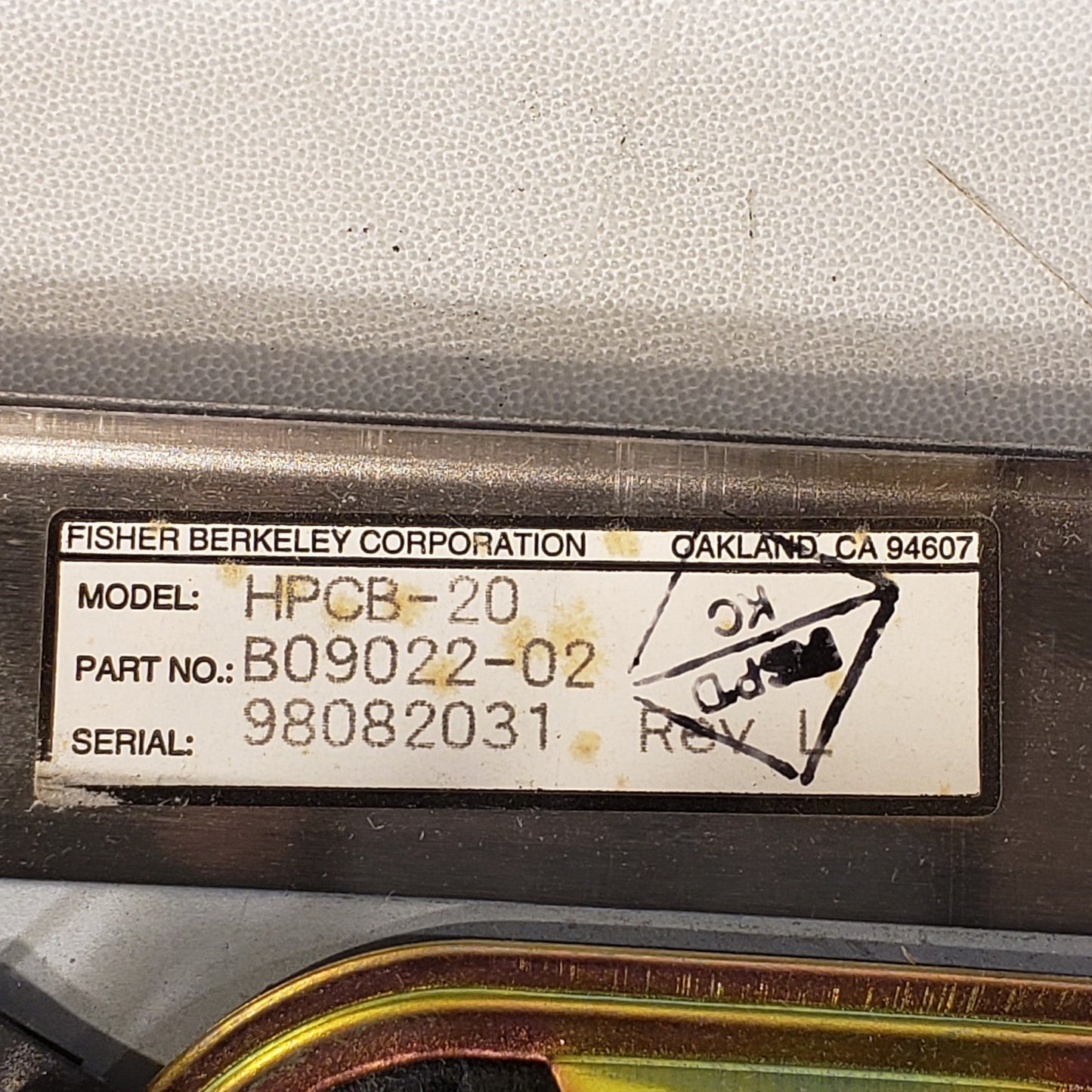 Ektacom HPCB-20-COSC Patient Bedside Station HB Series Stainless Steel B09022-02